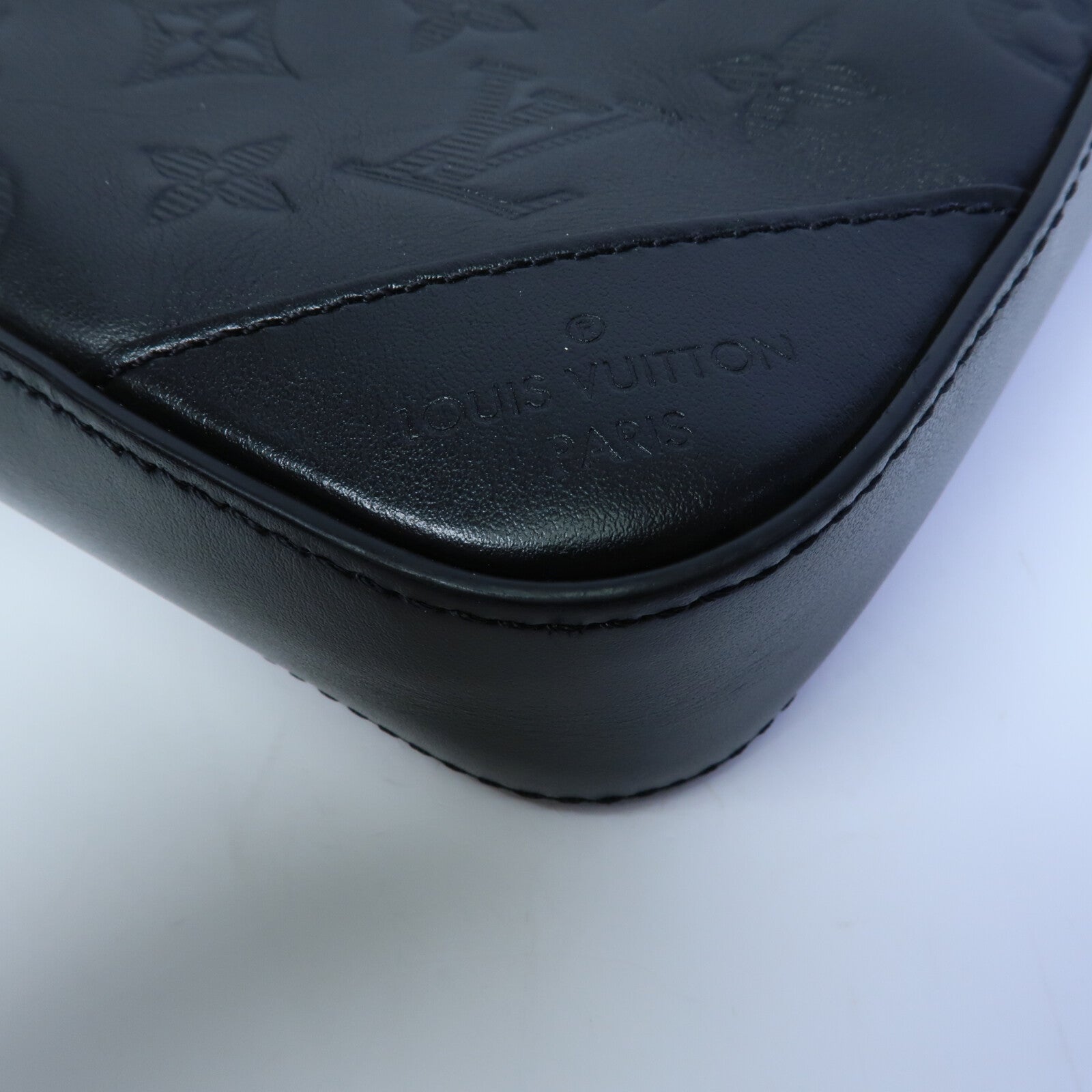 LOUIS VUITTON Monogam Shadow Dou Messenger Bag肩背袋