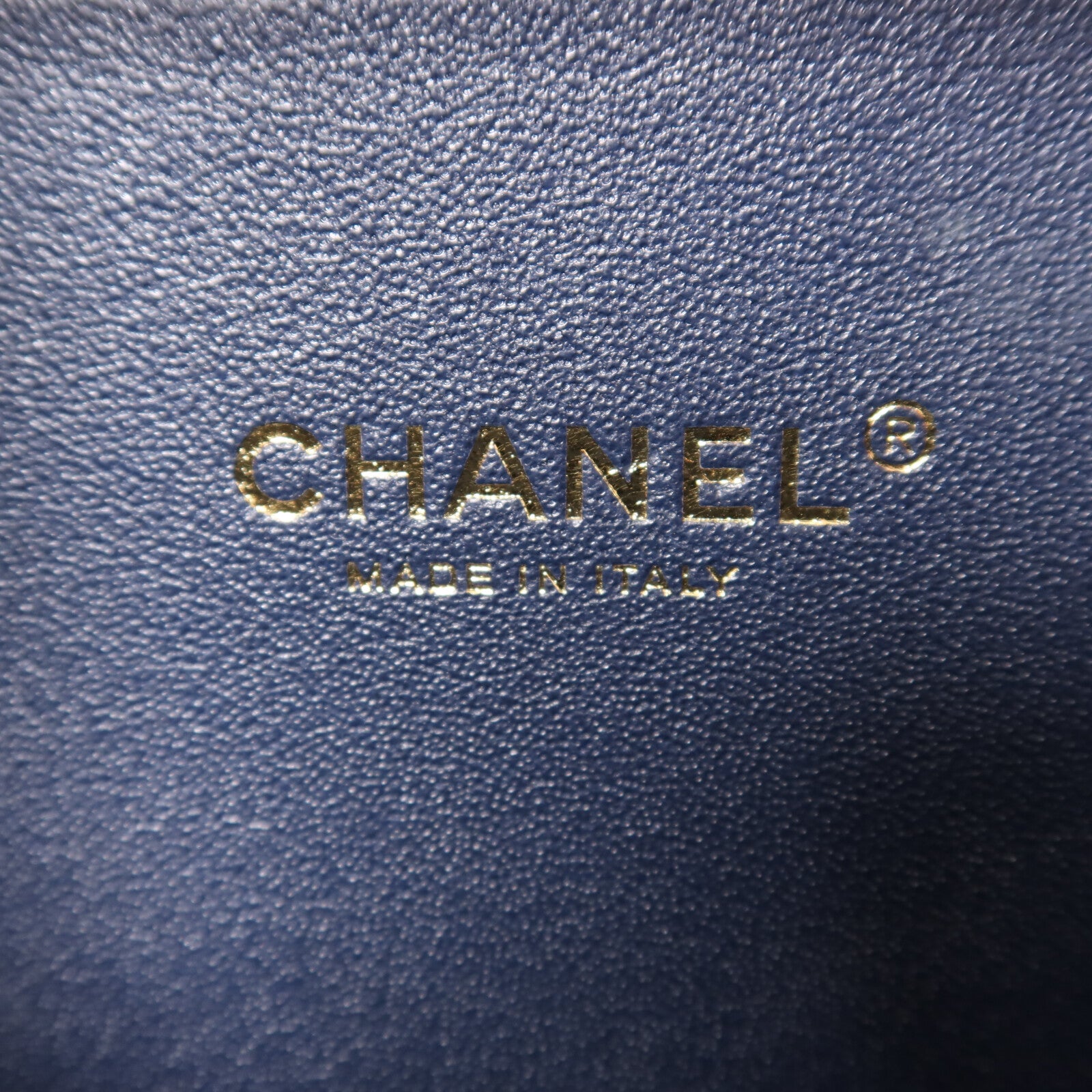 CHANEL 【激減優惠】牛皮皮革Vanity Case金扣鏈帶手挽肩背兩用袋