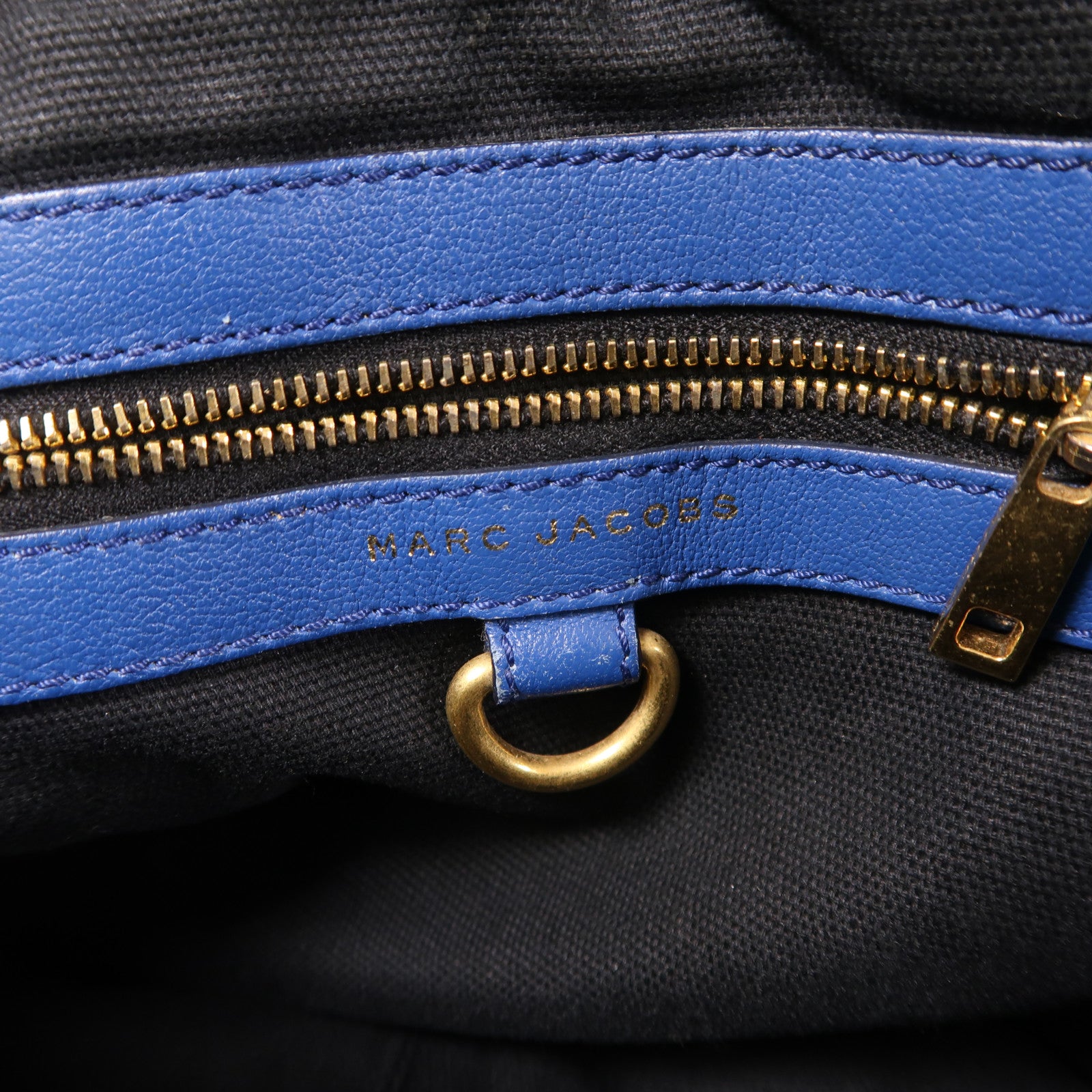 MARC JACOBS 牛皮皮革2 Way Bag金扣鏈帶手挽肩背兩用袋