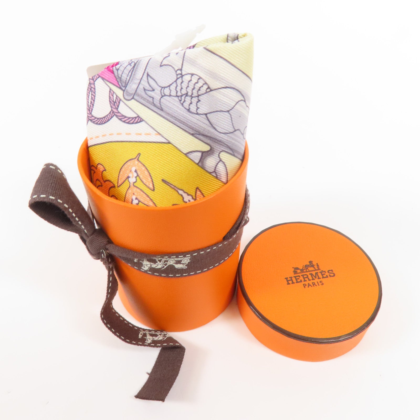 HERMES 絲質Twilly絲巾