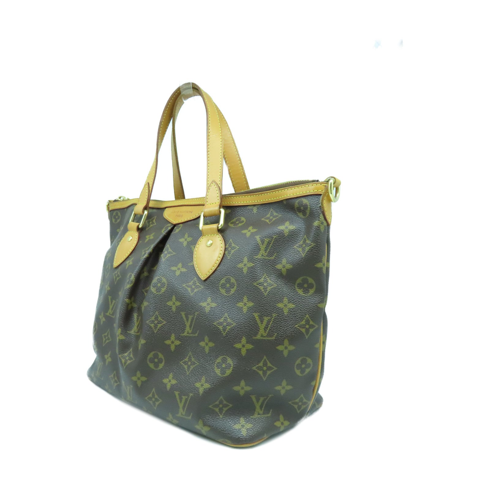 LOUIS VUITTON 【激減優惠】Monogram Palermo PM金扣手挽肩背兩用袋啡色