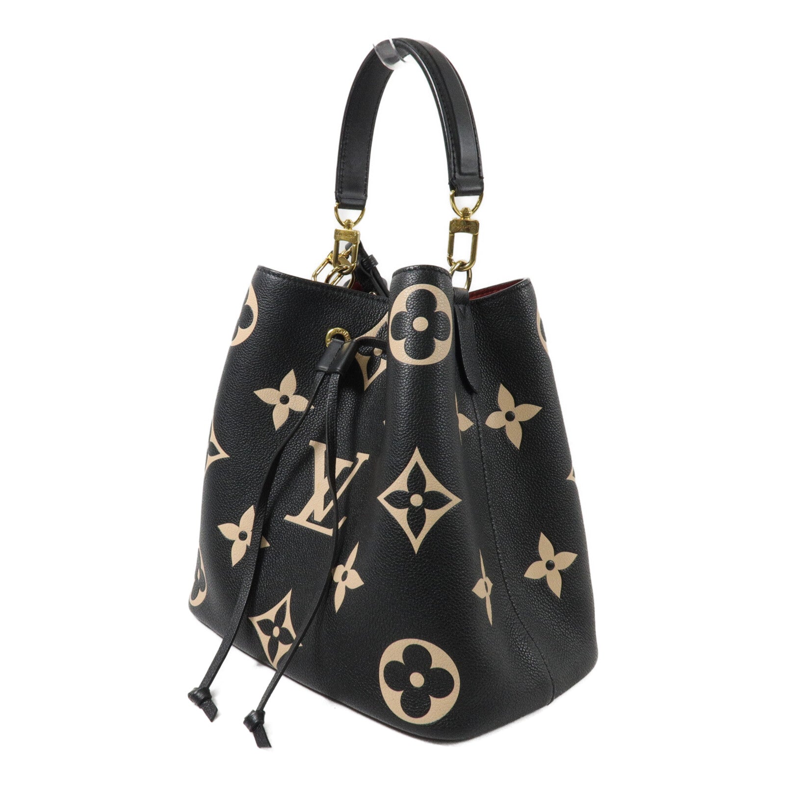 LOUIS VUITTON Monogram Empreinte Bicolor Neo Noe MM手挽肩背兩用袋