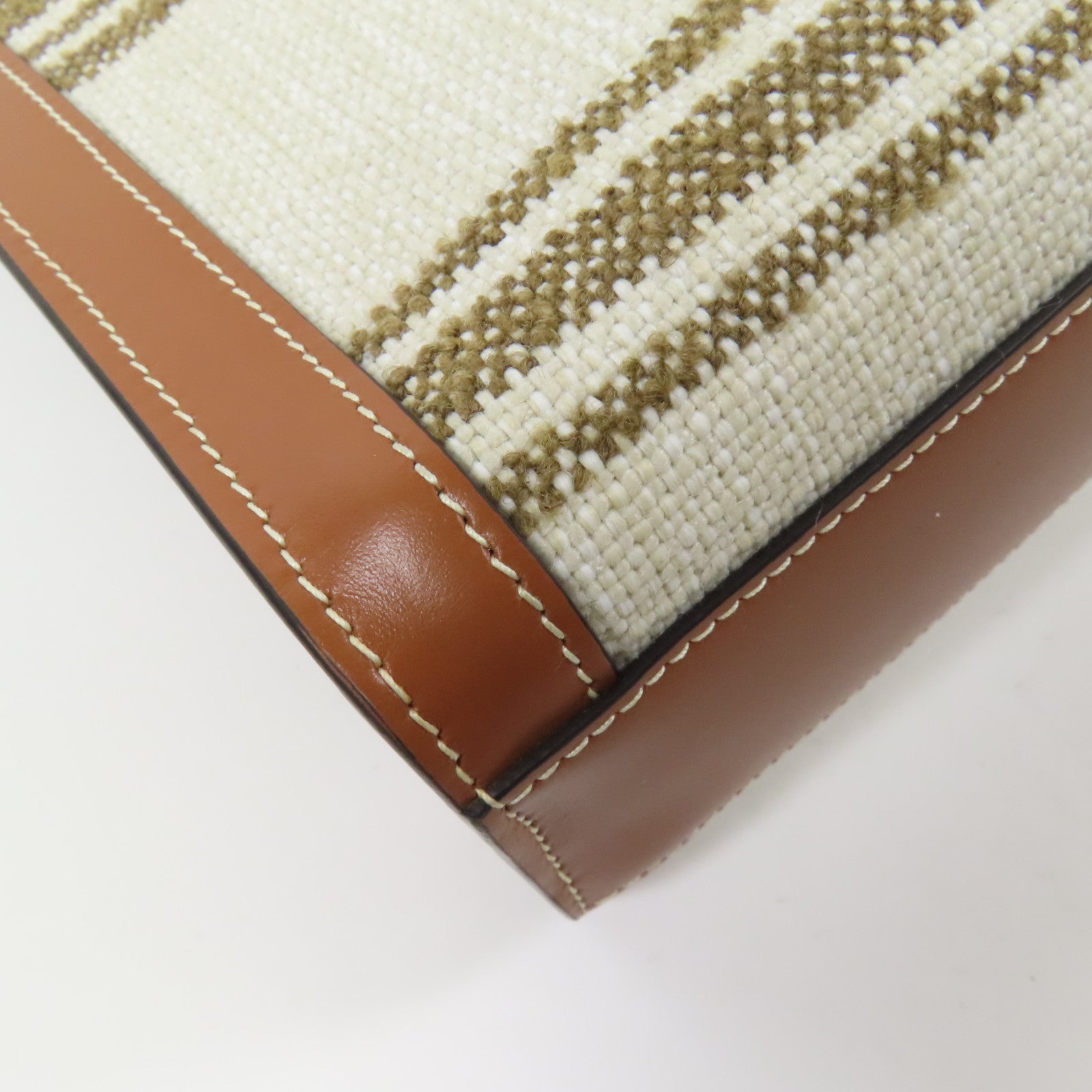 CELINE 帆布Small Vertical Cabas金扣手挽肩背兩用袋