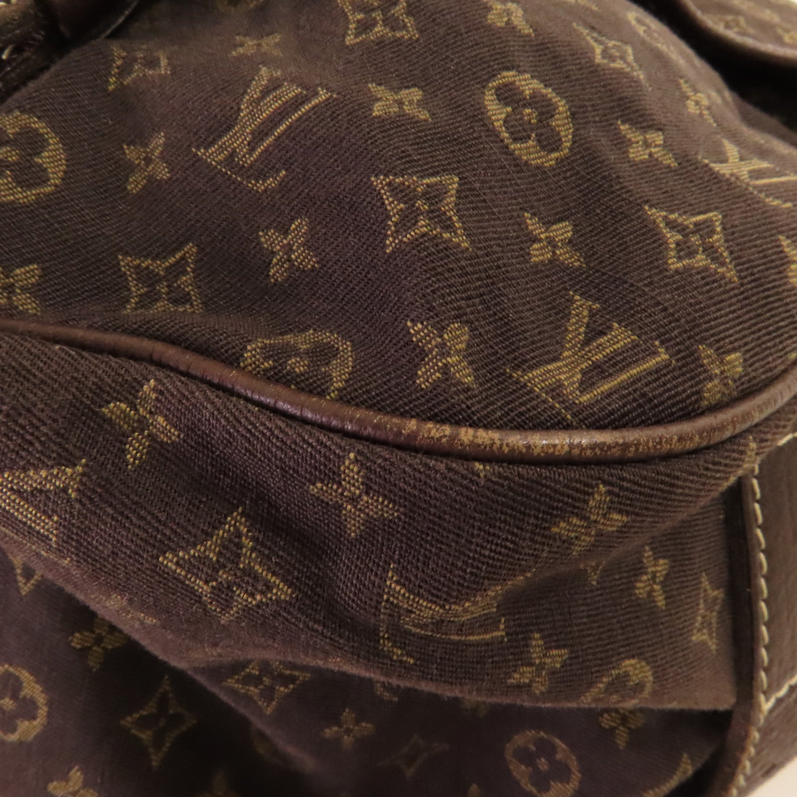 LOUIS VUITTON 【激減優惠】Monogram Mini Lin Saumur XL Shoulder Bag金扣肩背袋啡色