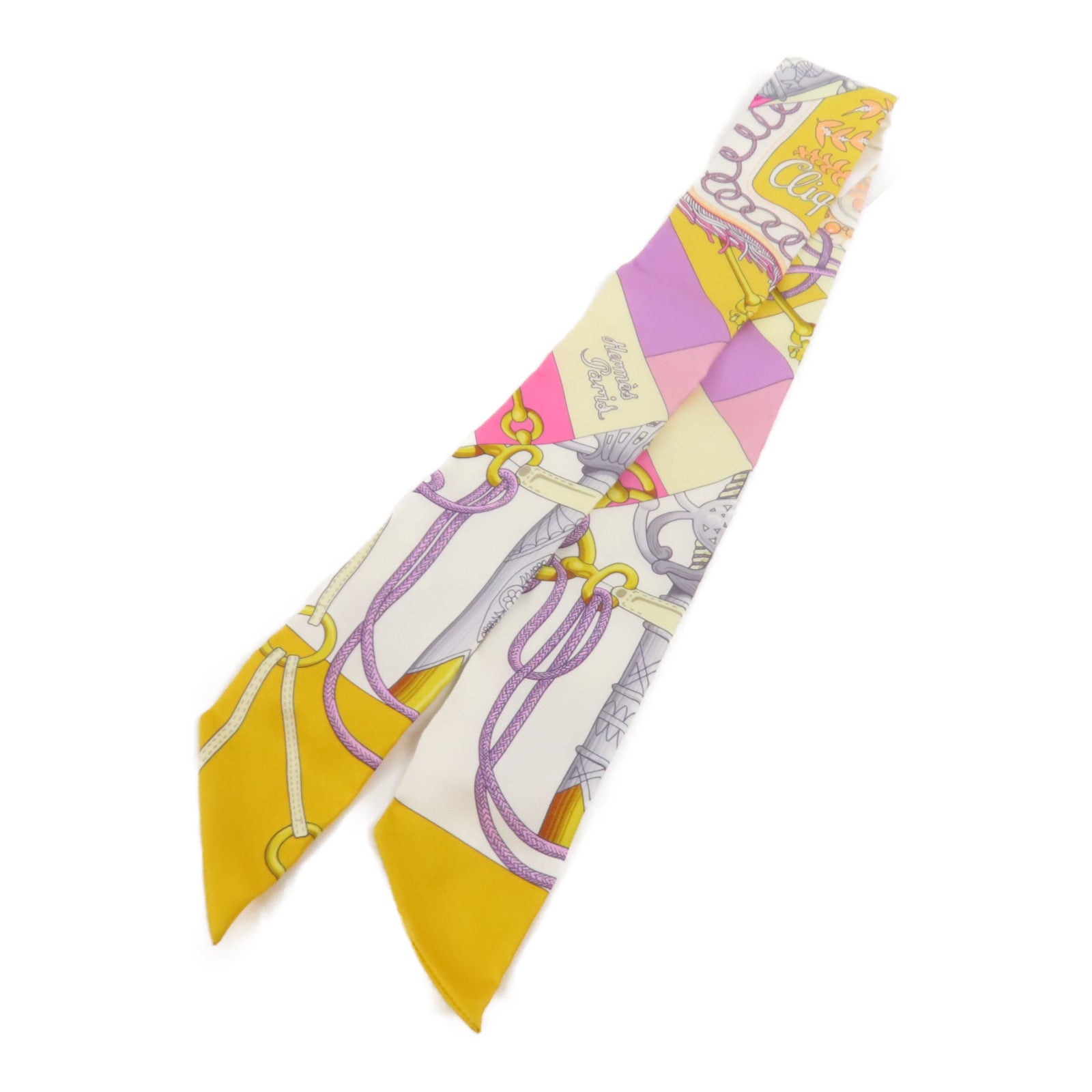 HERMES 絲質Twilly絲巾