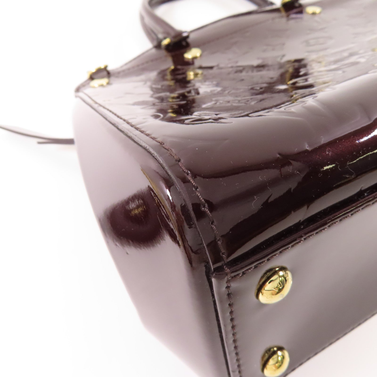 LOUIS VUITTON Vernis Brea MM金扣手挽肩背兩用袋