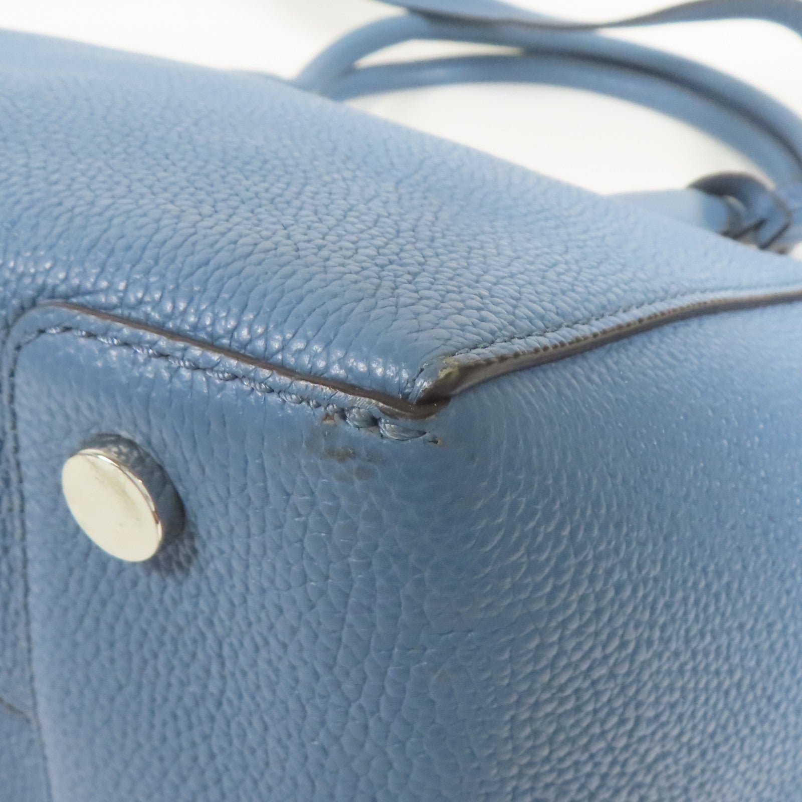 Michael Kors 牛皮皮革Shoulder Bag銀扣手挽肩背兩用袋