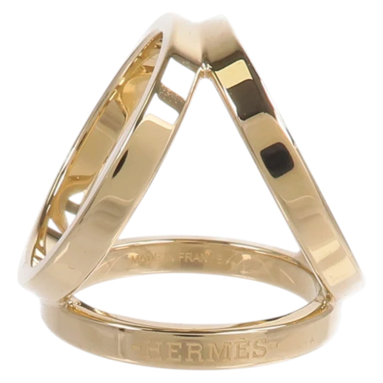 HERMES 金屬Trio Scarf Ring絲巾扣