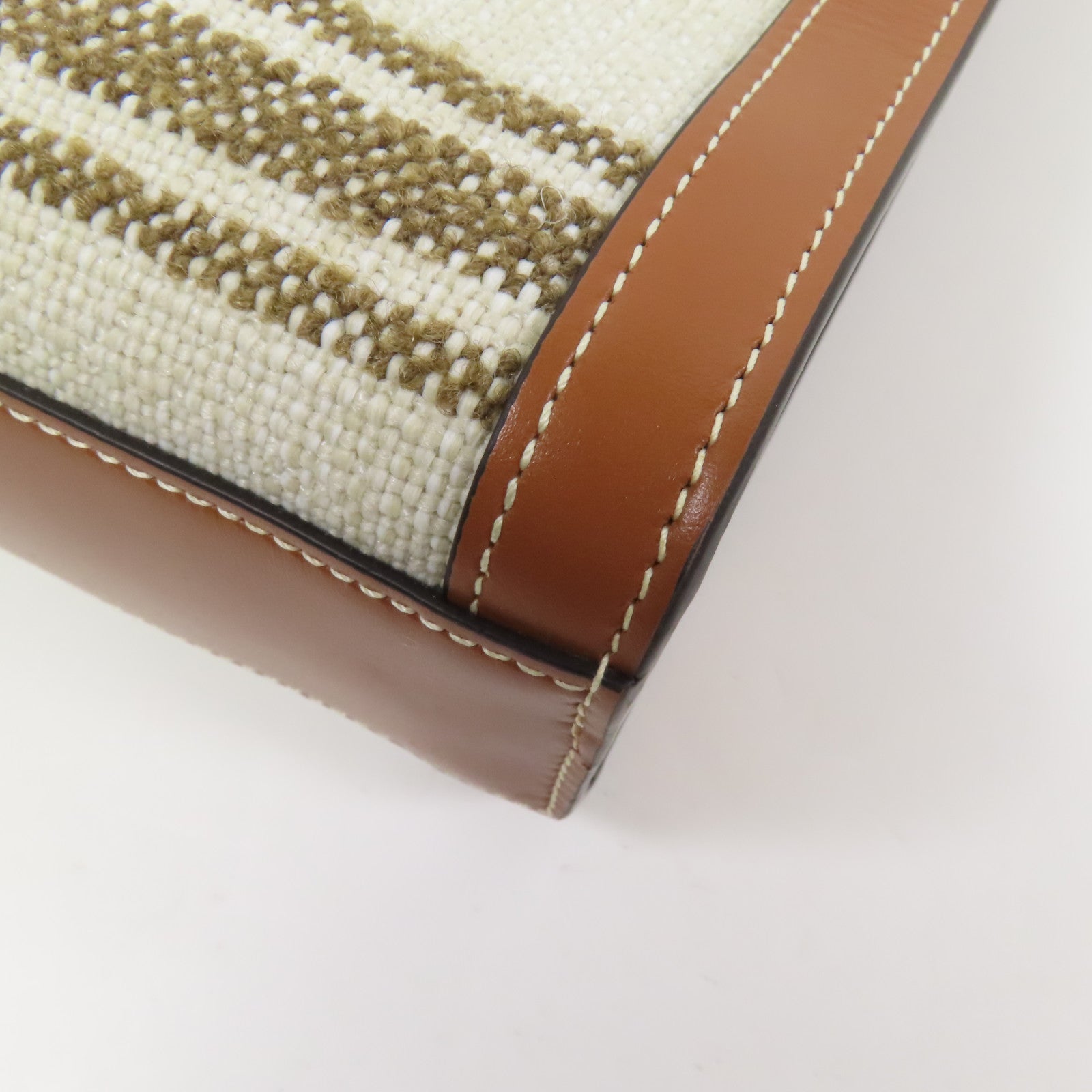 CELINE 帆布Small Vertical Cabas金扣手挽肩背兩用袋