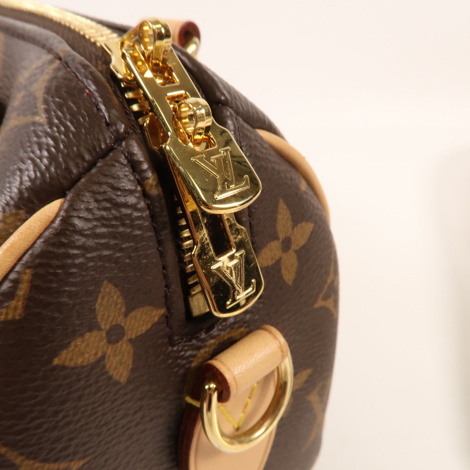 LOUIS VUITTON Monogram Speedy Bandouliere 20金扣手挽肩背兩用袋