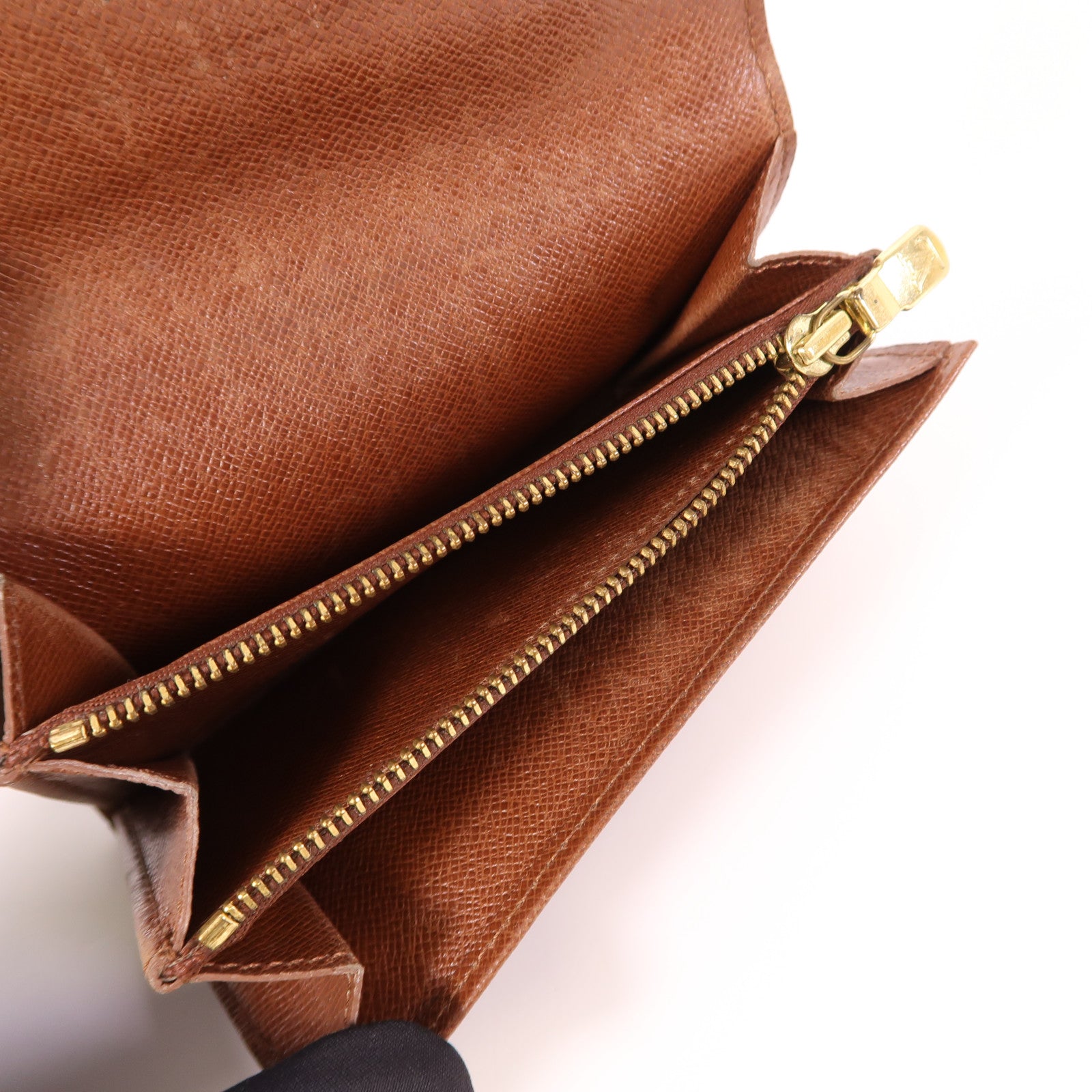 LOUIS VUITTON Monogram Wallet金扣錢包