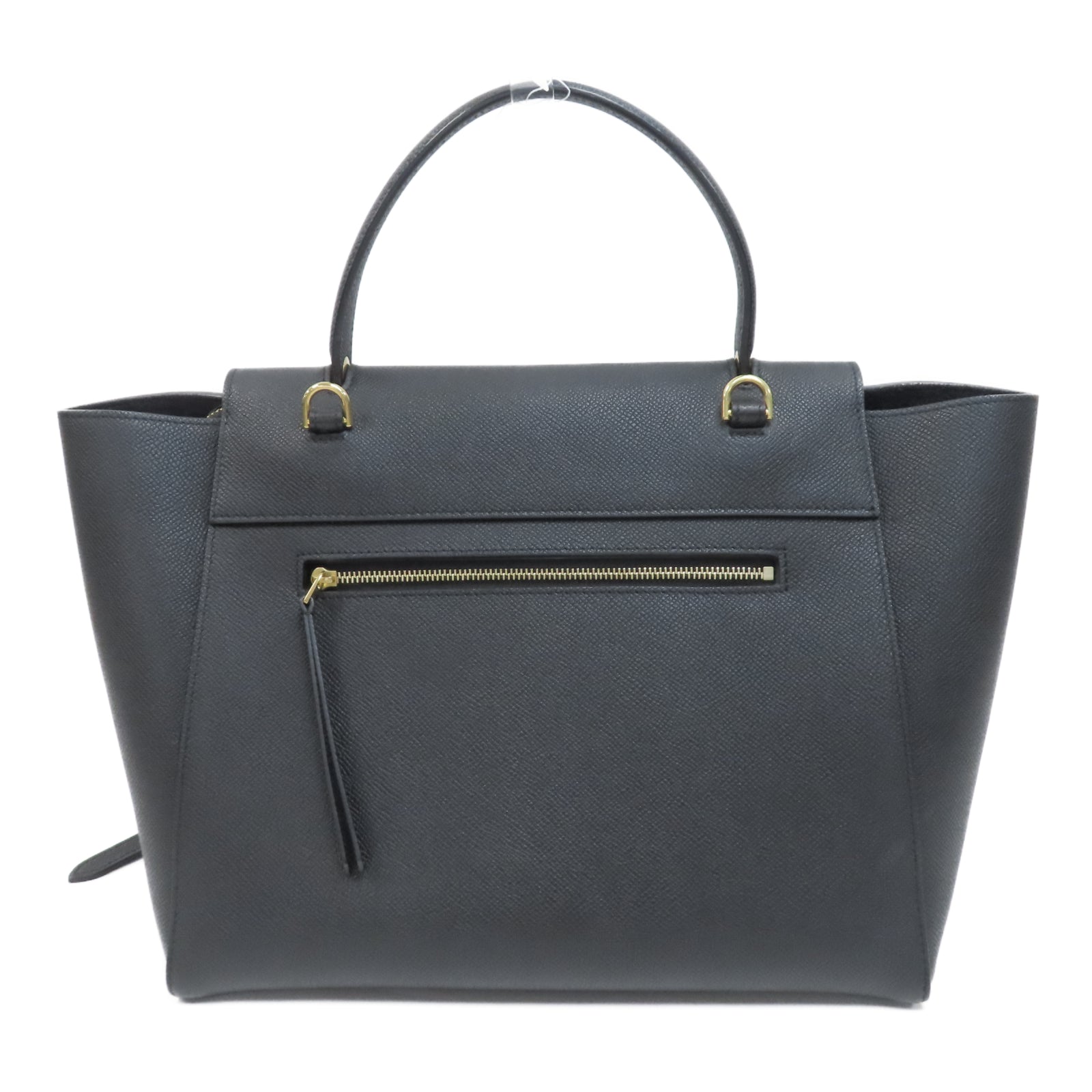 CELINE 牛皮皮革Belt Bag金扣手挽肩背兩用袋黑色