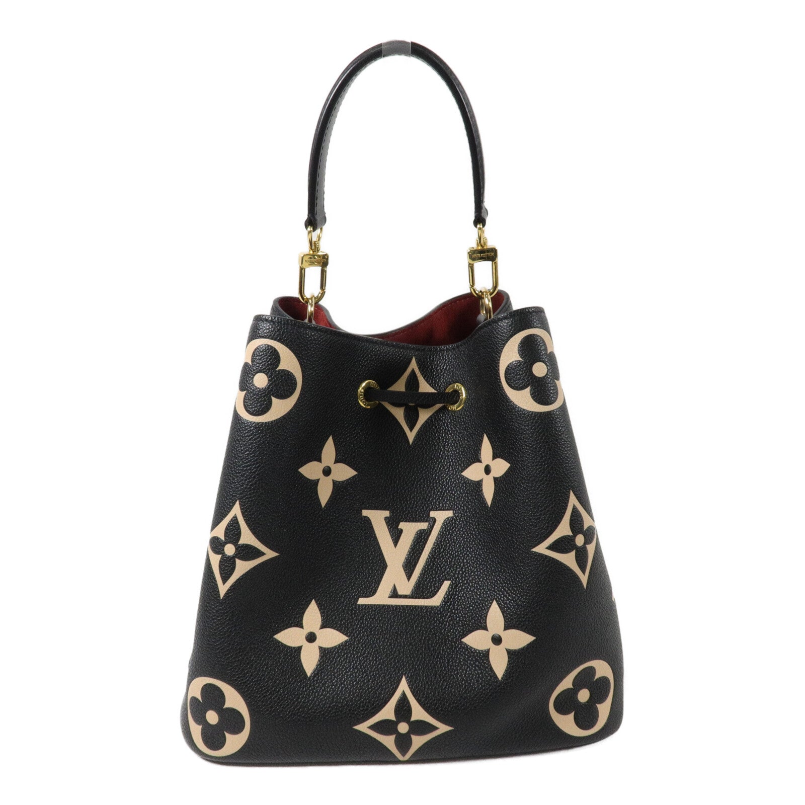 LOUIS VUITTON Monogram Empreinte Bicolor Neo Noe MM手挽肩背兩用袋