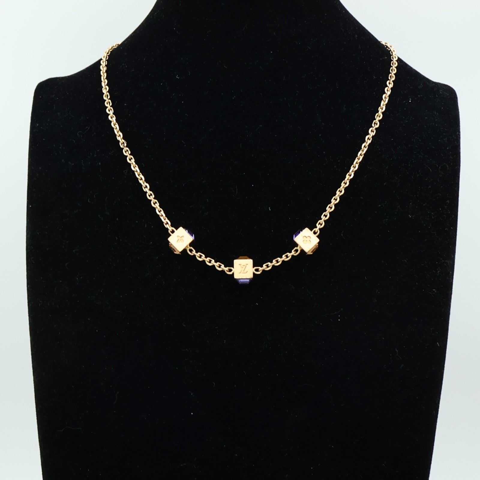 LOUIS VUITTON 金屬Collier Gamble Necklace項鍊