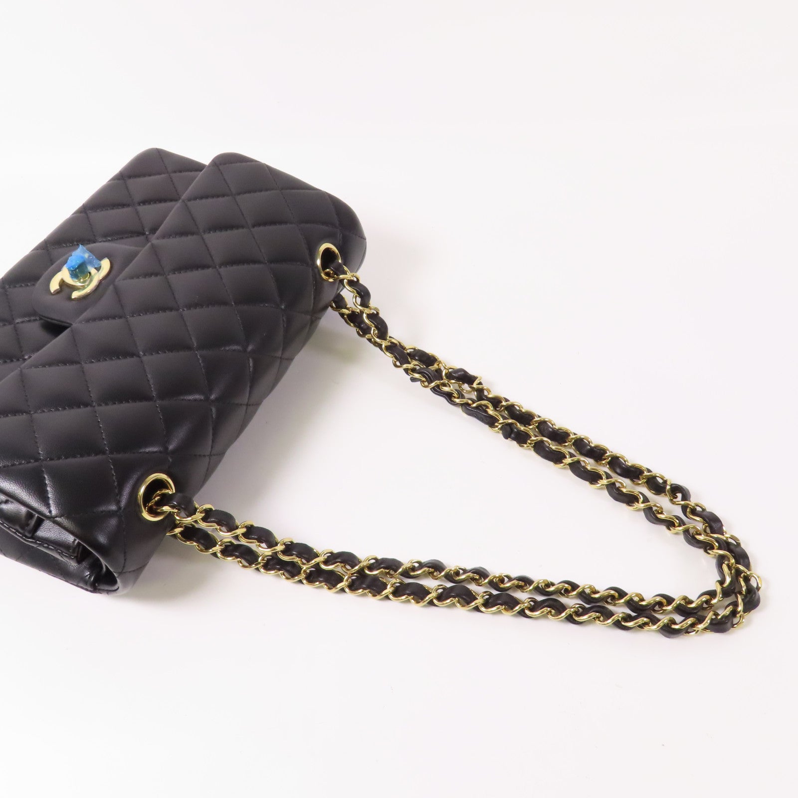 CHANEL 牛皮皮革Classic 23金扣鏈帶肩背袋