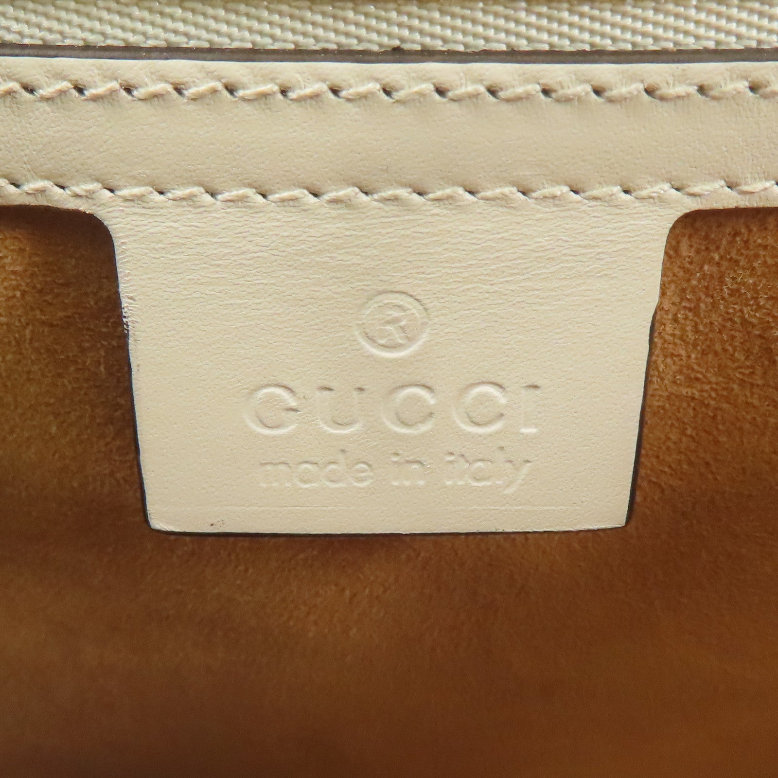 GUCCI 牛皮皮革Sylvia Bag金扣肩背袋
