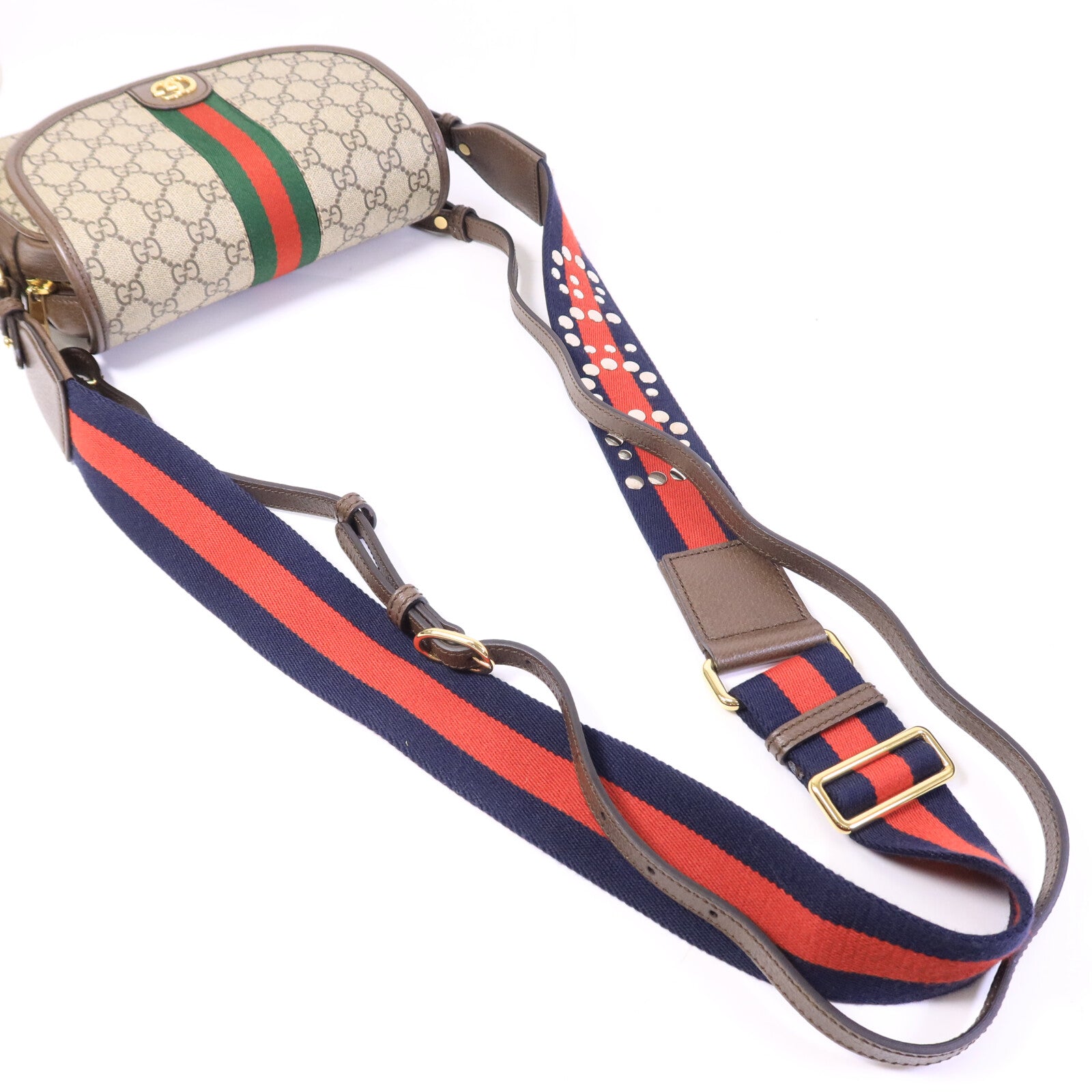 GUCCI 塗層帆布Ophidia GG肩背袋