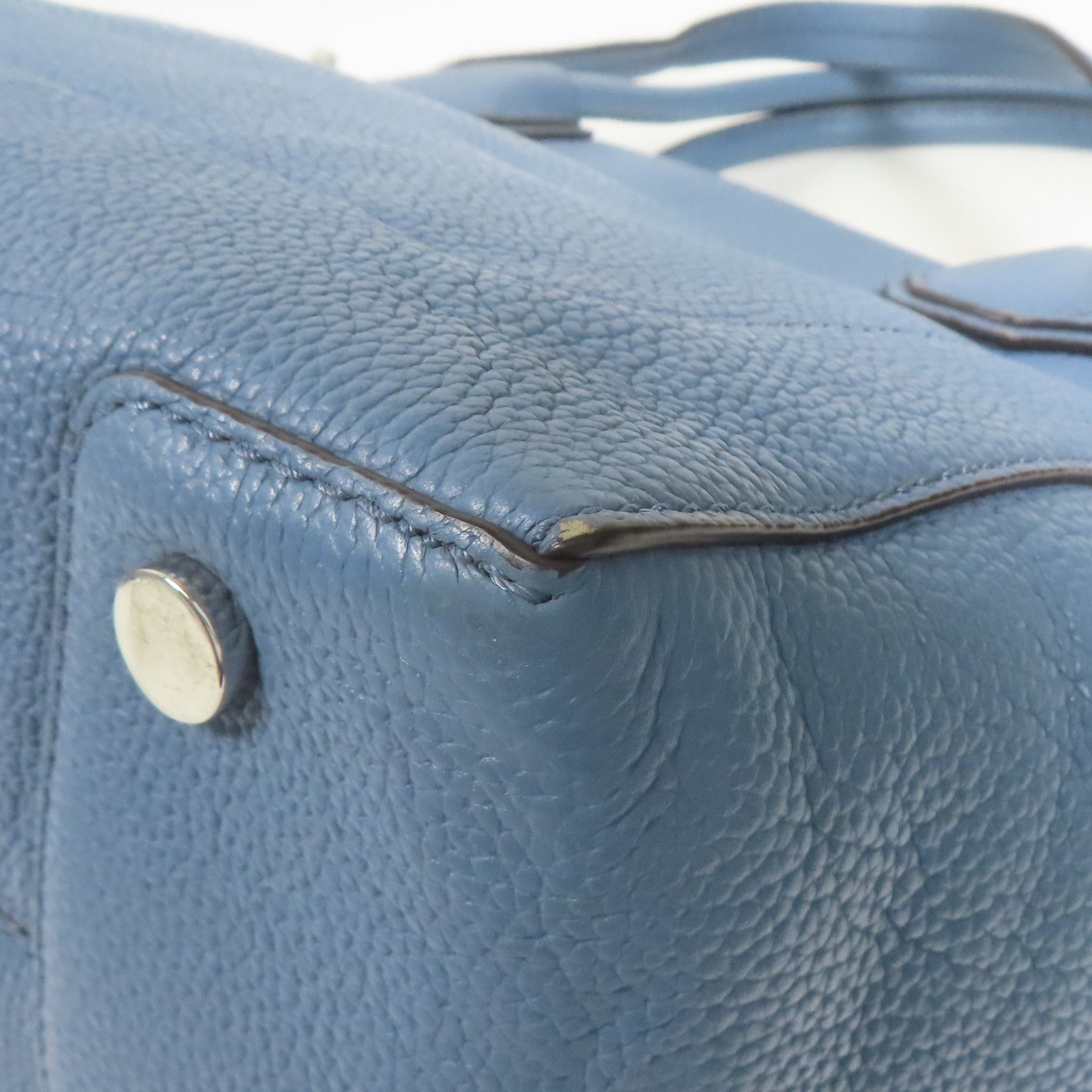 Michael Kors 牛皮皮革Shoulder Bag銀扣手挽肩背兩用袋