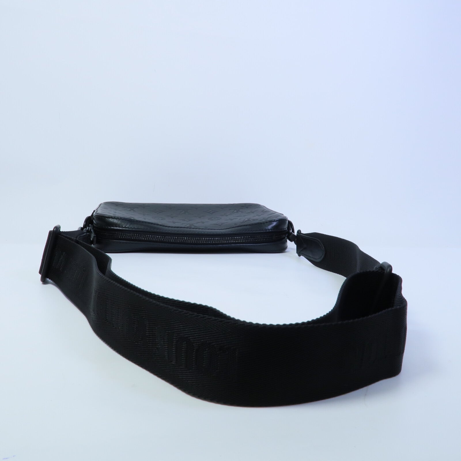 LOUIS VUITTON Monogam Shadow Dou Messenger Bag肩背袋