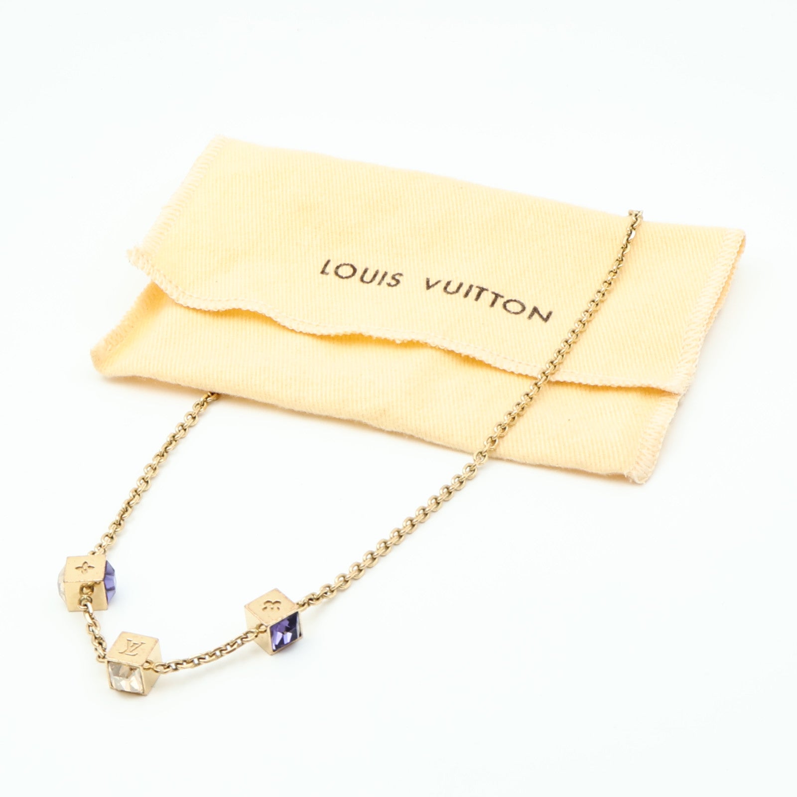 LOUIS VUITTON 金屬Collier Gamble Necklace項鍊