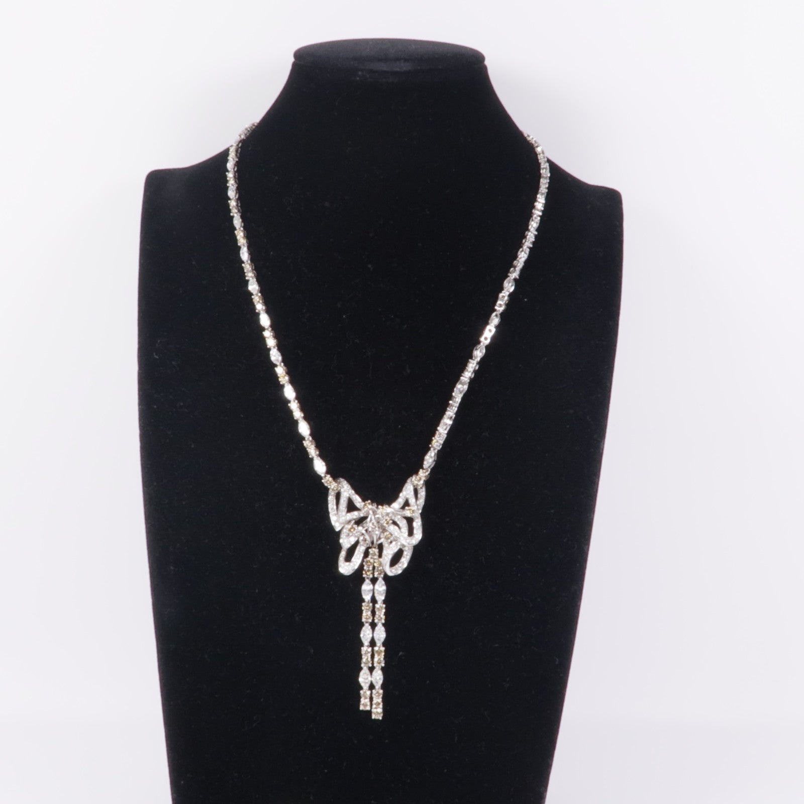 JEWELRY 18K白金Diamond Necklace鑽石項鍊