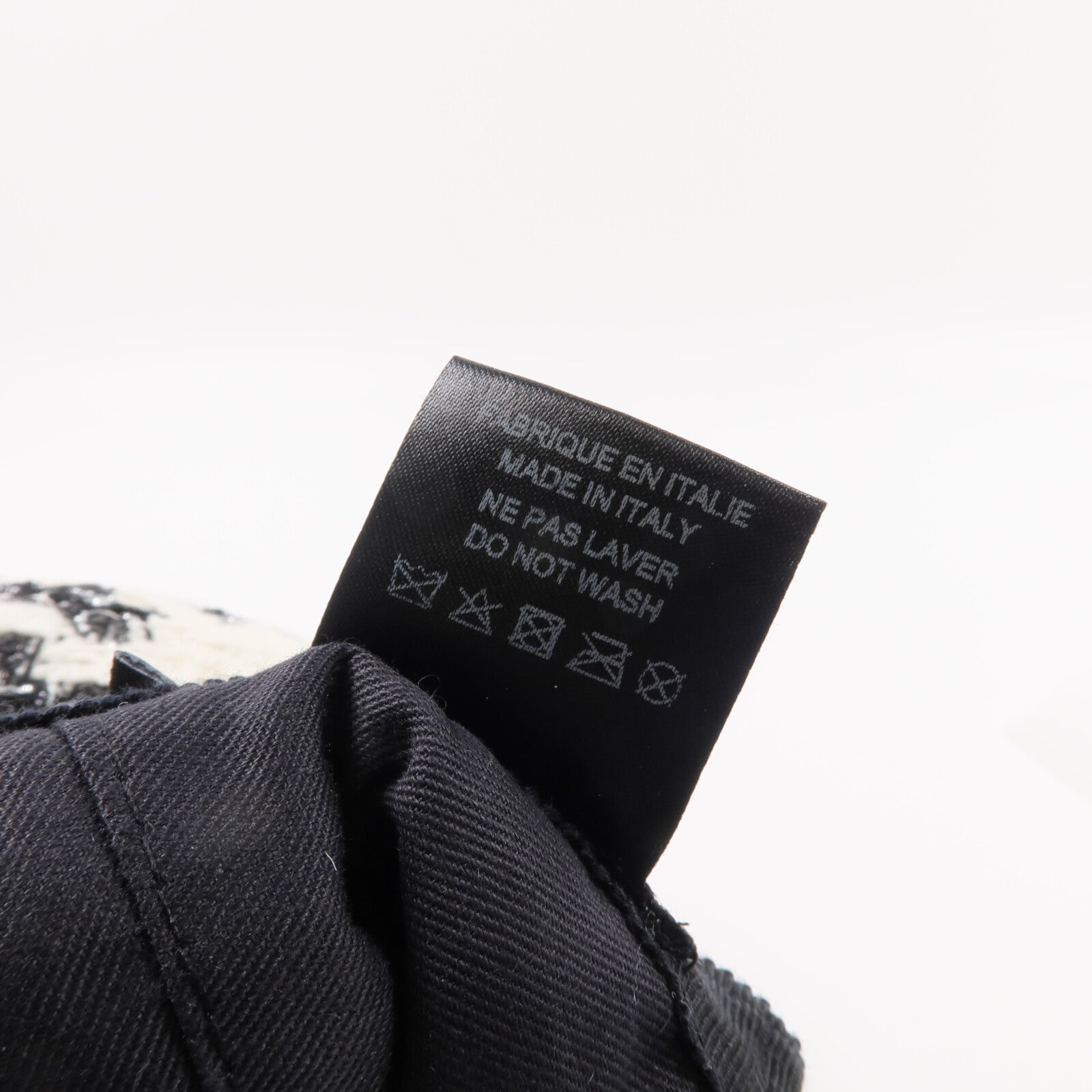 CHANEL 羊毛/聚醯胺/聚酯纖維/絲質/羊皮皮革Tweed CC Cap帽子