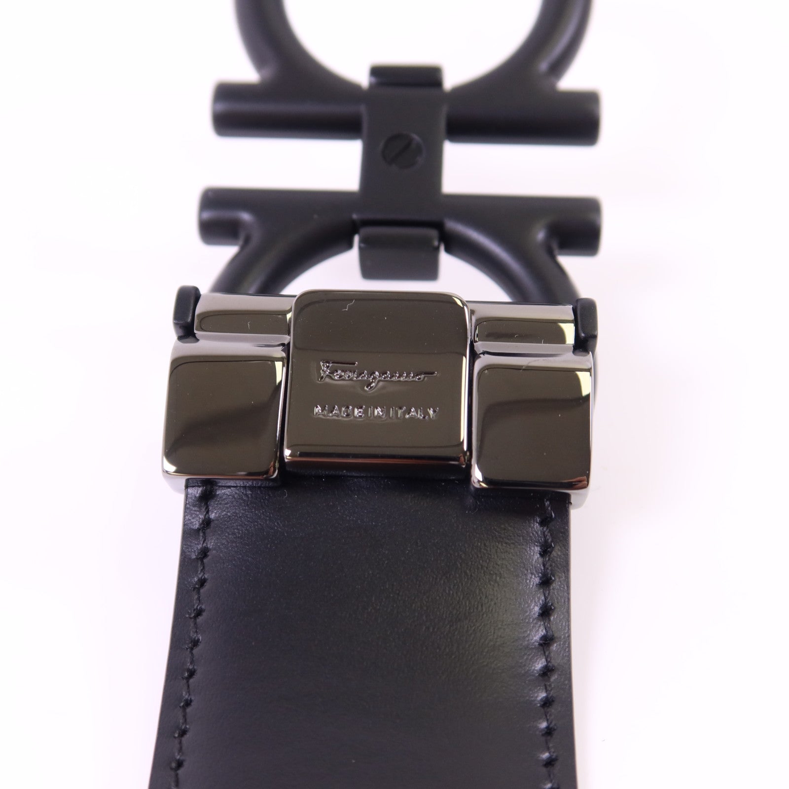 Salvatore Ferragamo 塗層帆布Belt皮帶