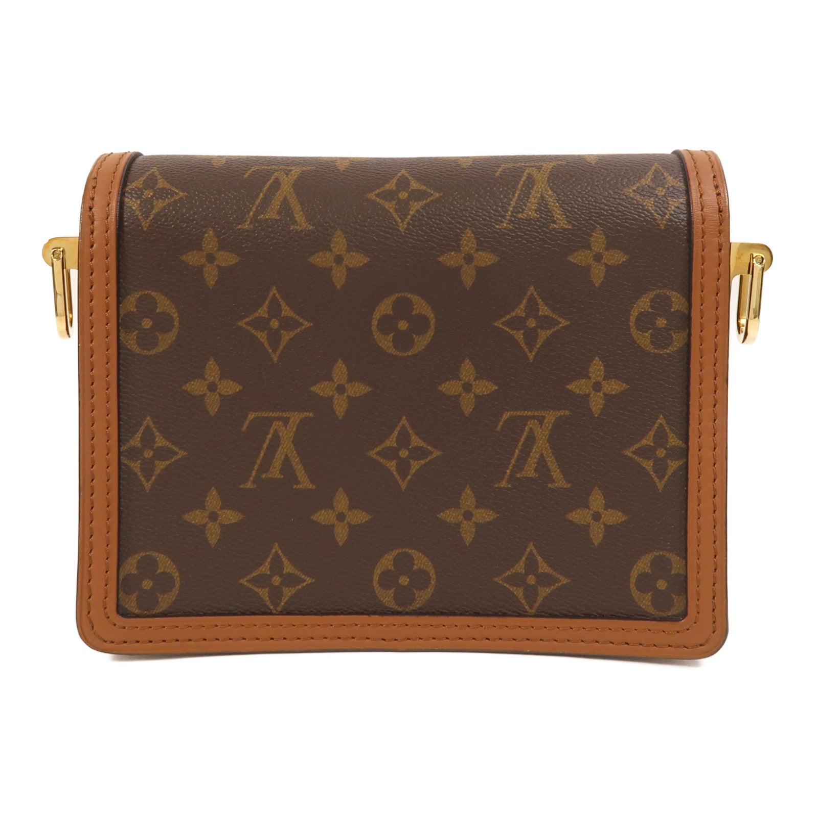LOUIS VUITTON 【激減優惠】Monogram Reverse Mini Dauphine金扣肩背袋