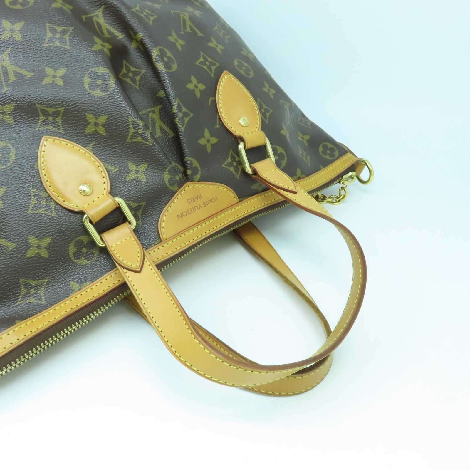 LOUIS VUITTON 【激減優惠】Monogram Palermo PM金扣手挽肩背兩用袋啡色