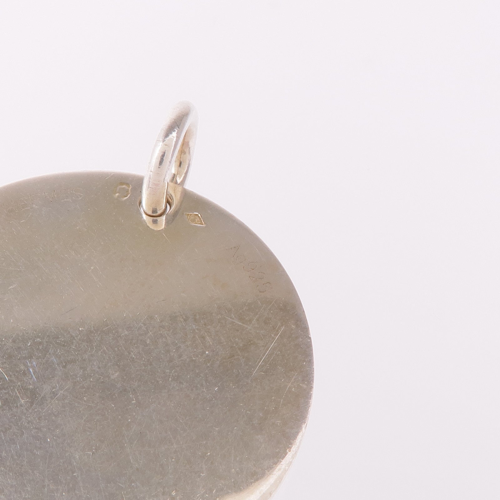 HERMES 925純銀Ex Libris Pendant吊墜