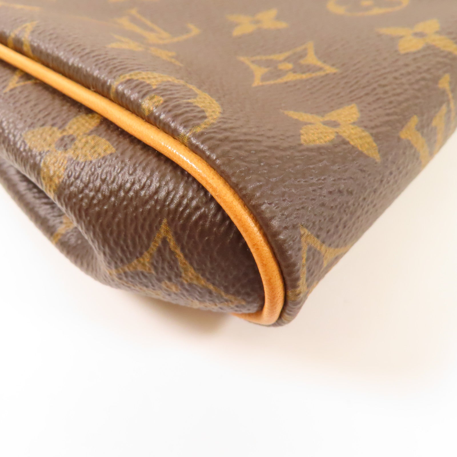 LOUIS VUITTON Monogram Eva金扣手挽肩背兩用袋棕色