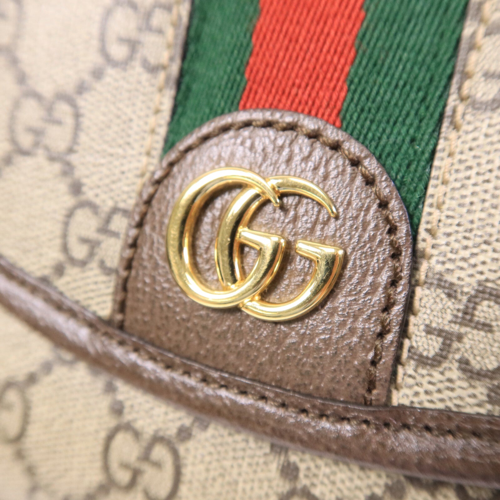 GUCCI 塗層帆布Ophidia GG肩背袋
