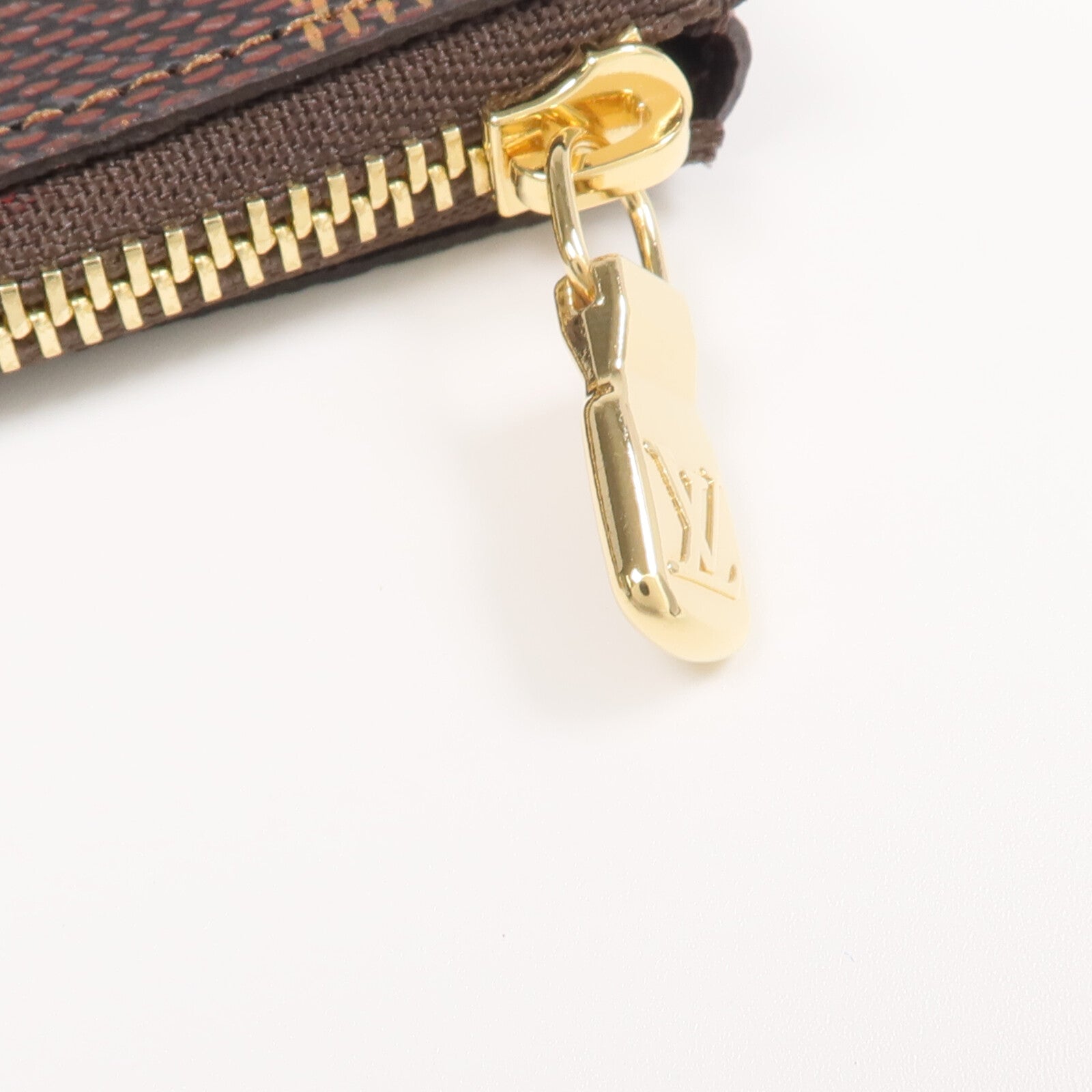 LOUIS VUITTON Damier Pochette Cles金扣鎖匙包
