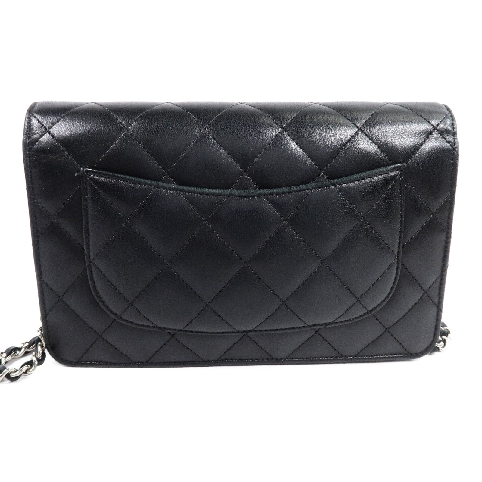 CHANEL 羊皮皮革WOC Wallet On Chain鏈帶肩背袋