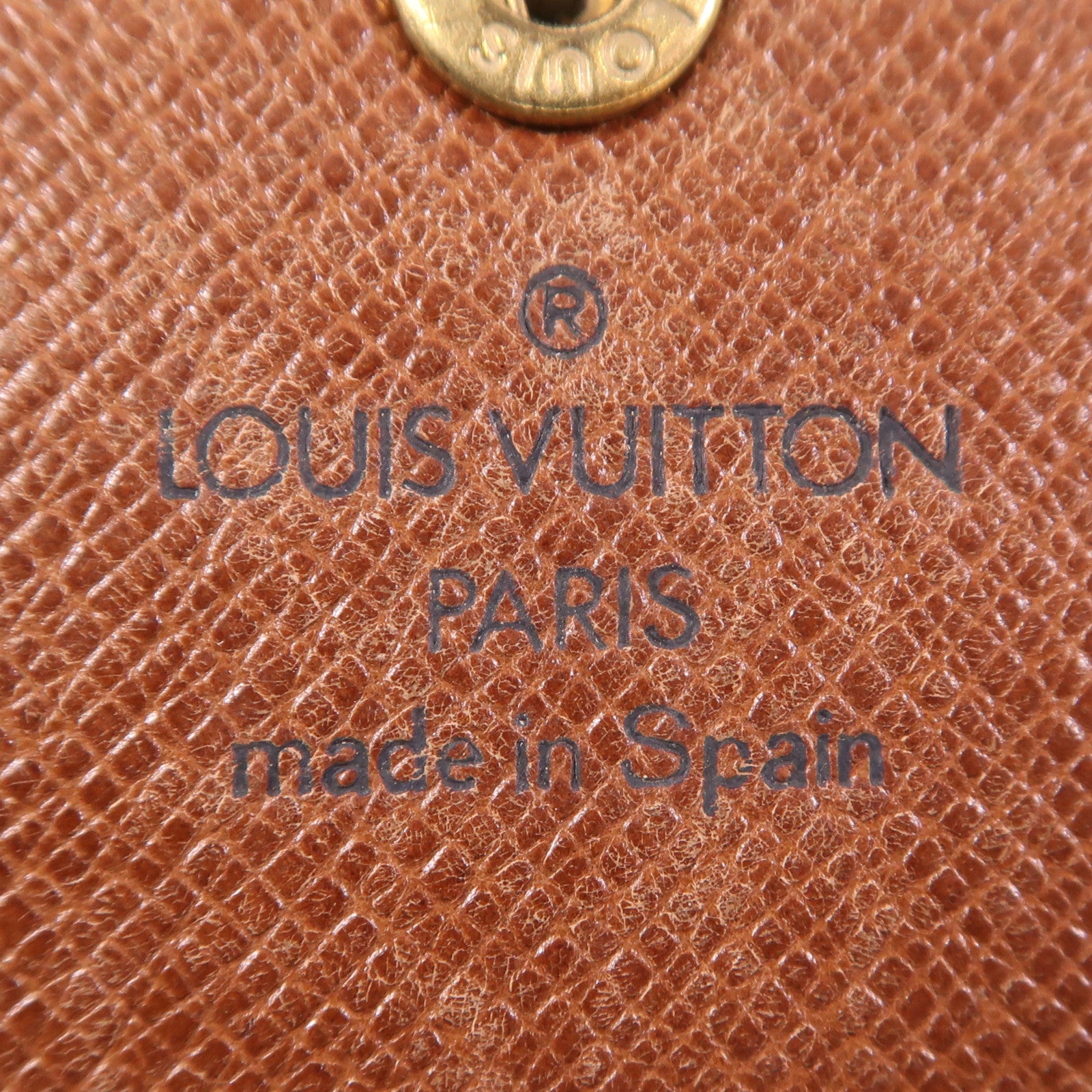 LOUIS VUITTON Monogram Wallet金扣錢包