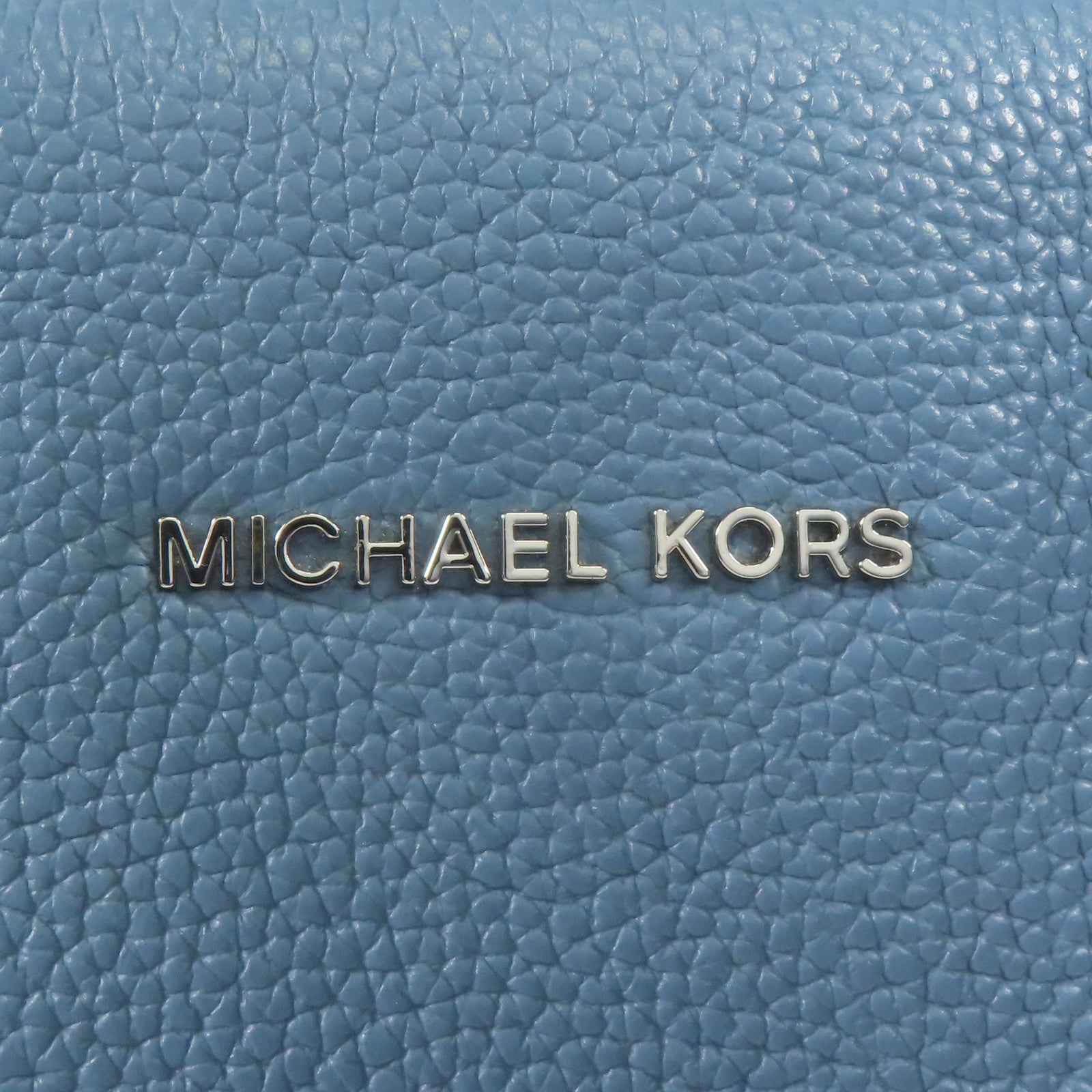Michael Kors 牛皮皮革Shoulder Bag銀扣手挽肩背兩用袋