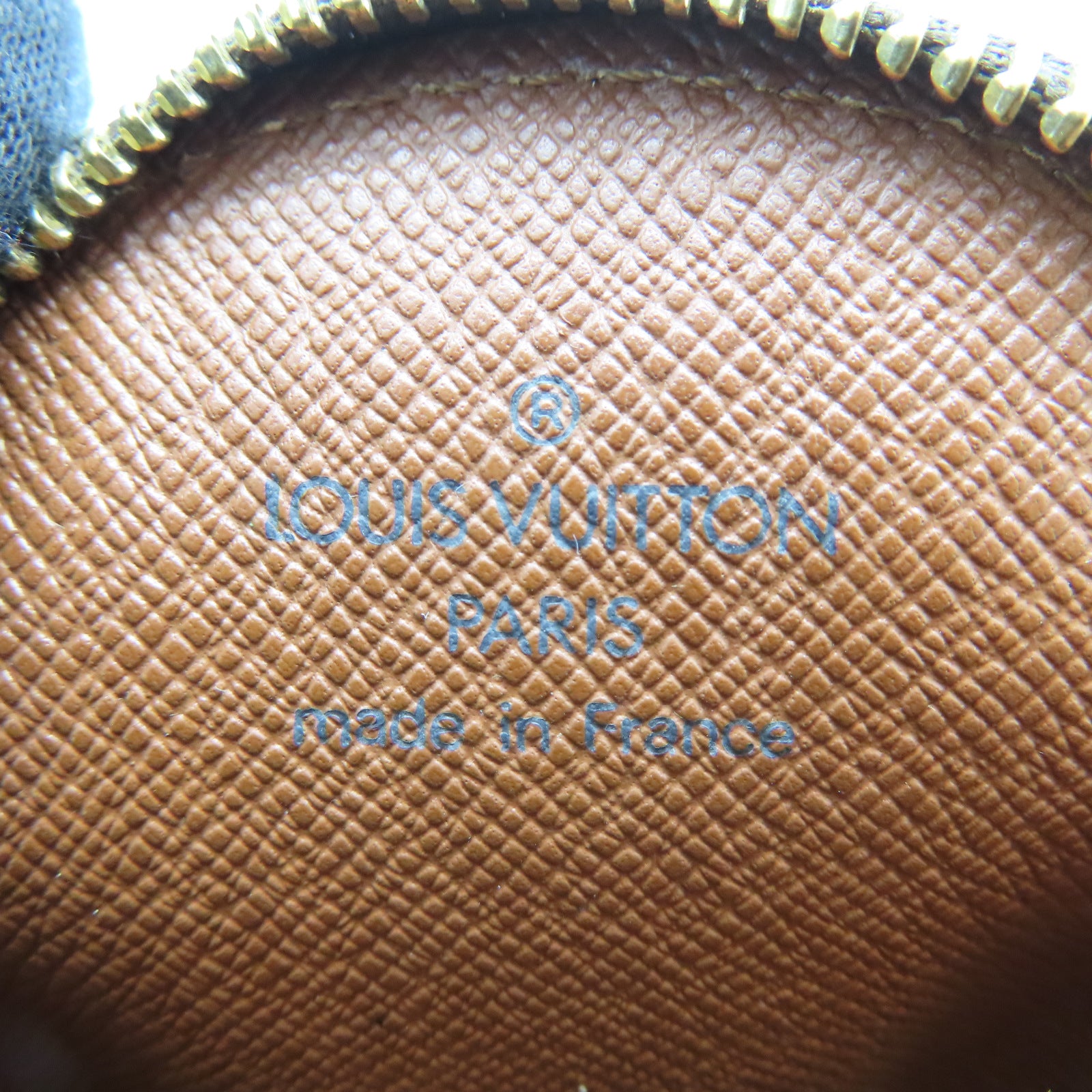 LOUIS VUITTON Monogram Coins Case金扣零錢包啡色