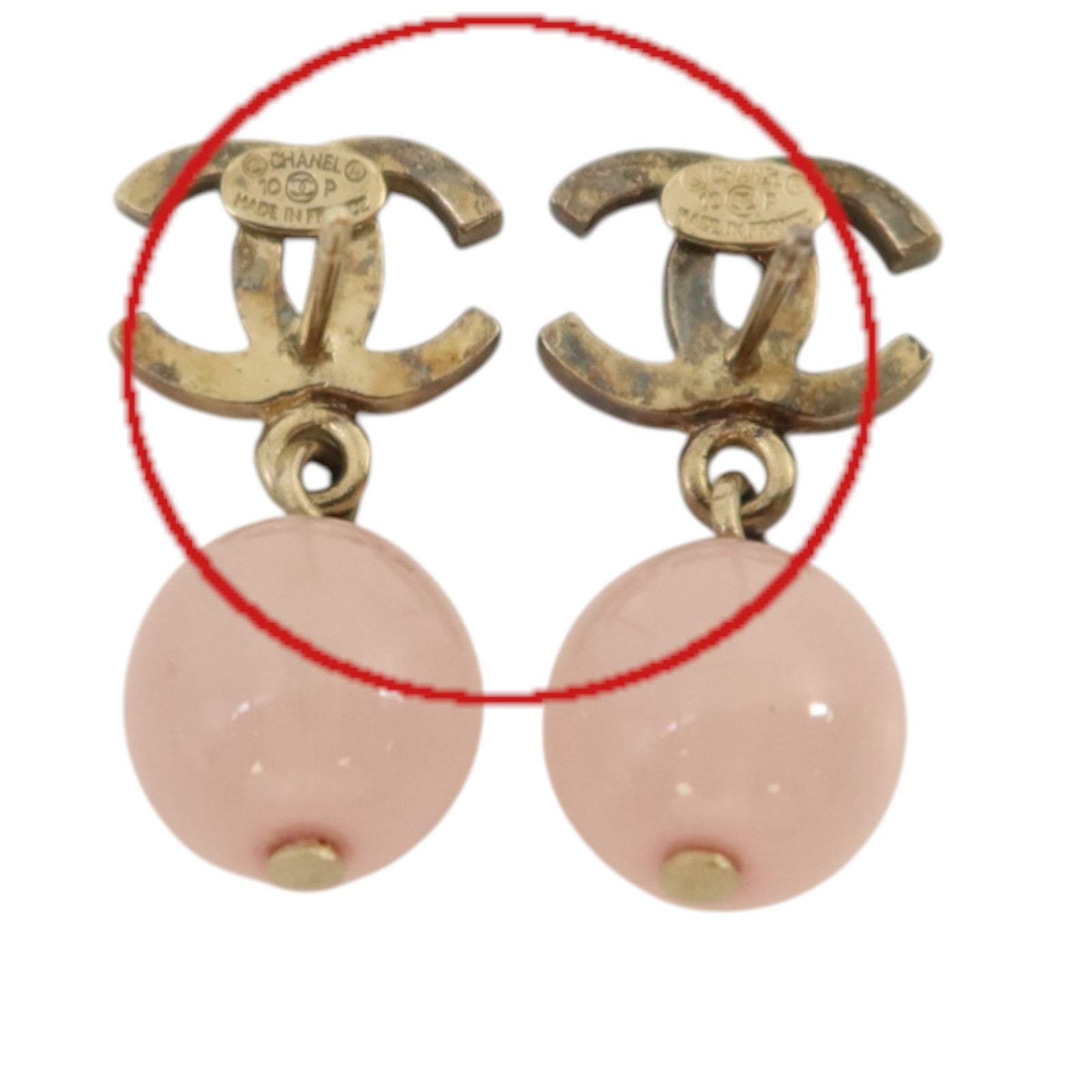 CHANEL 金屬/PVC Earrings耳環