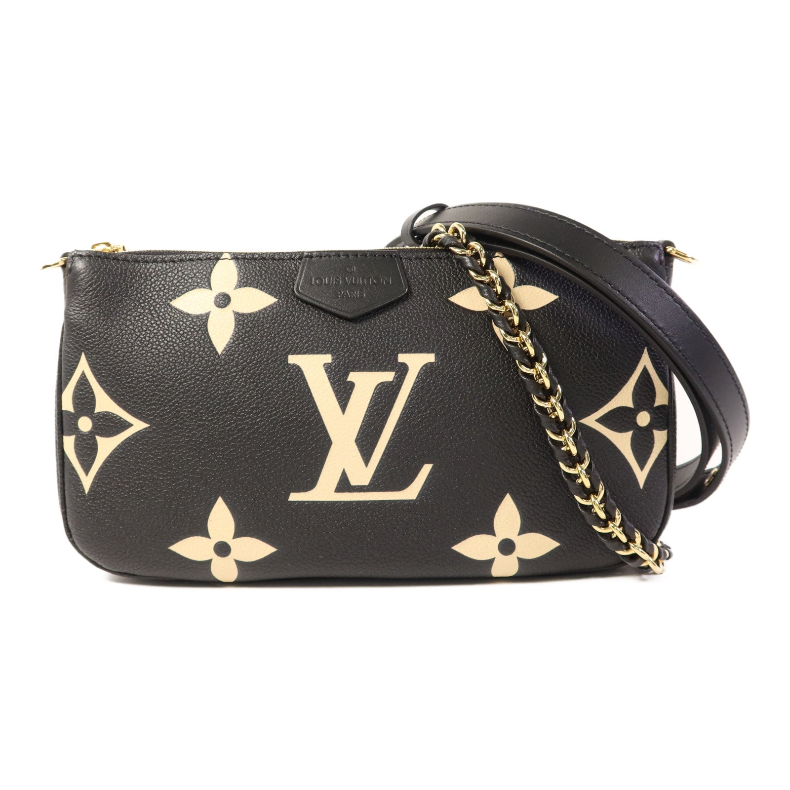 LOUIS VUITTON Monogram Empriente Multi Pochette Accessoires金扣手挽肩背兩用袋