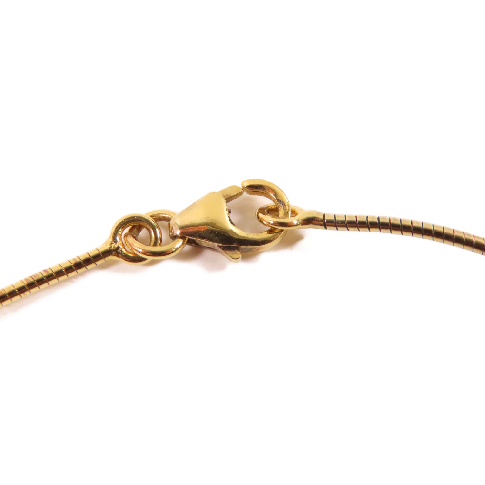 HERMES 金屬Cube d'H Necklace項鍊金色/黑色