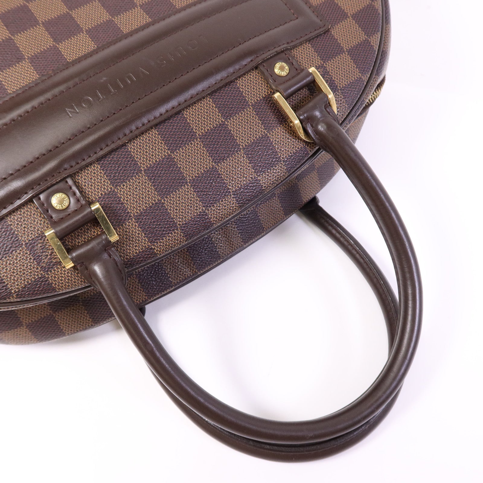LOUIS VUITTON Damier Nolita金扣手挽袋