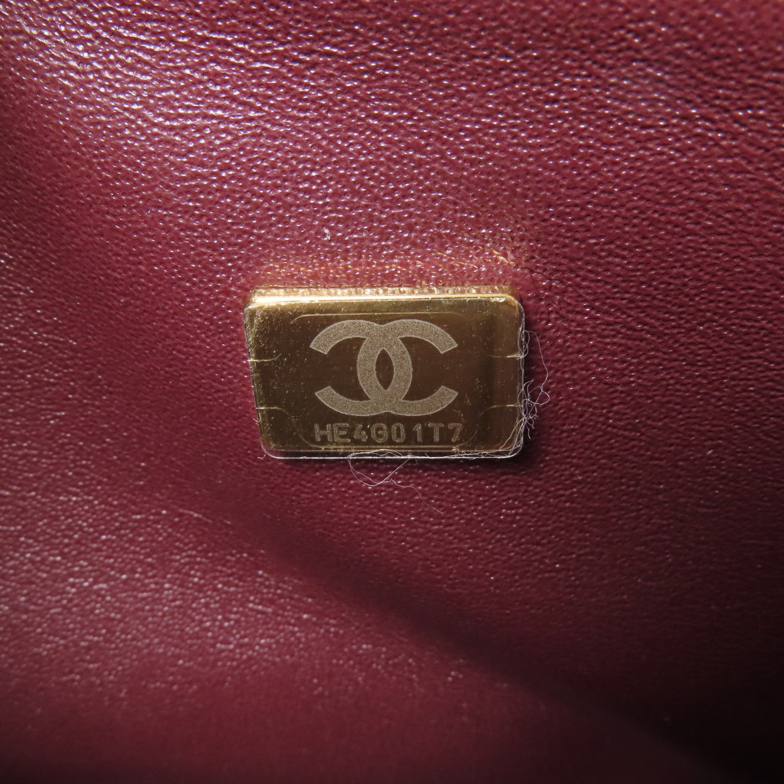 CHANEL 牛皮皮革Classic 23金扣鏈帶肩背袋