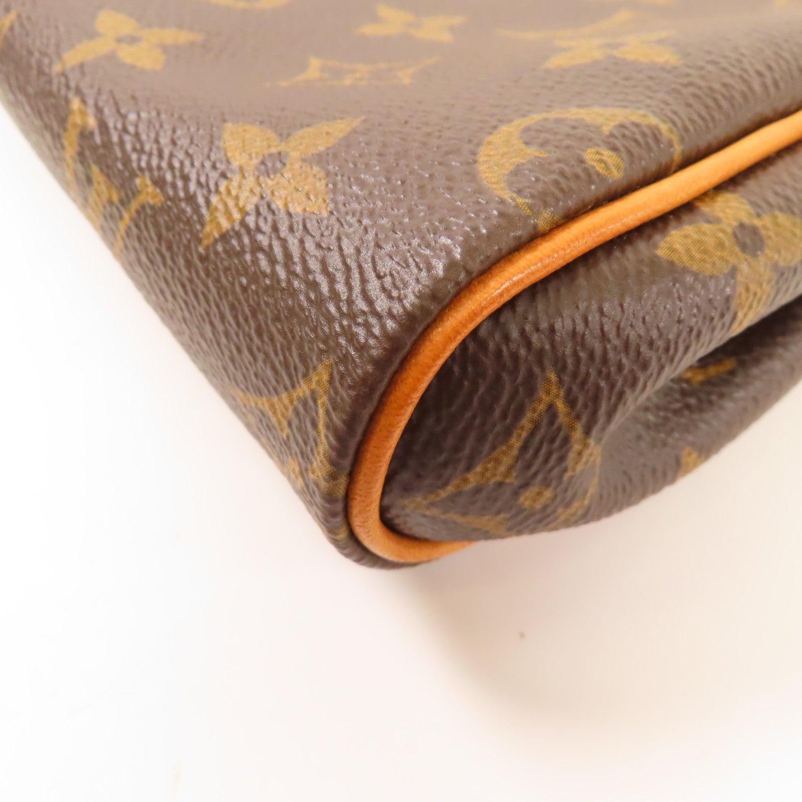 LOUIS VUITTON Monogram Eva金扣手挽肩背兩用袋棕色