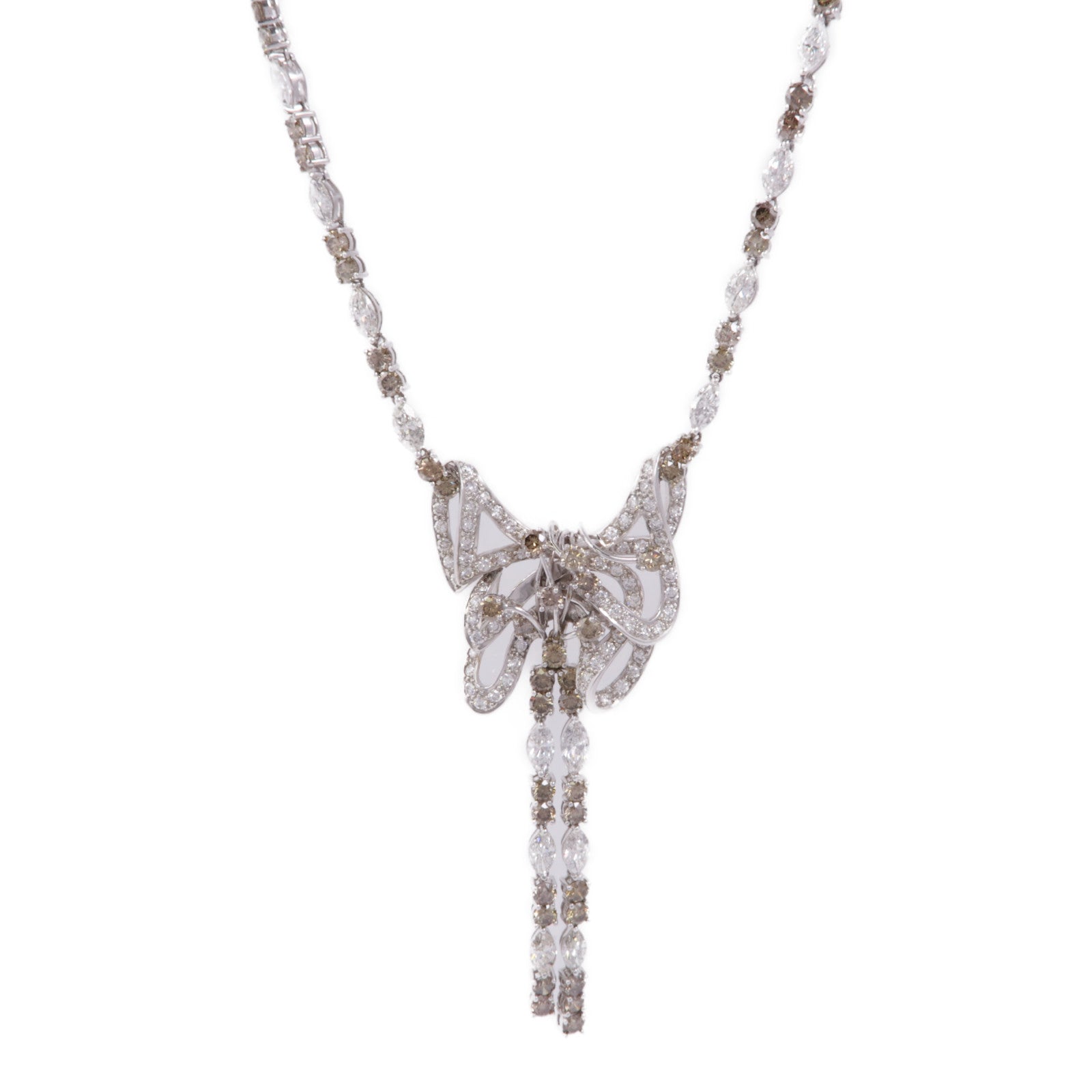 JEWELRY 18K白金Diamond Necklace鑽石項鍊