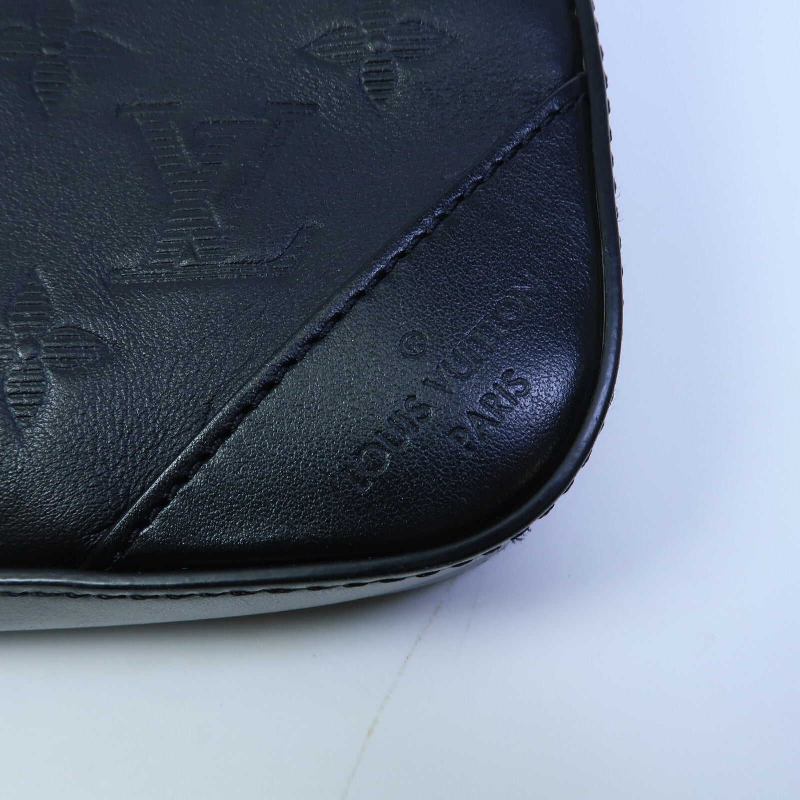 LOUIS VUITTON Monogam Shadow Dou Messenger Bag肩背袋