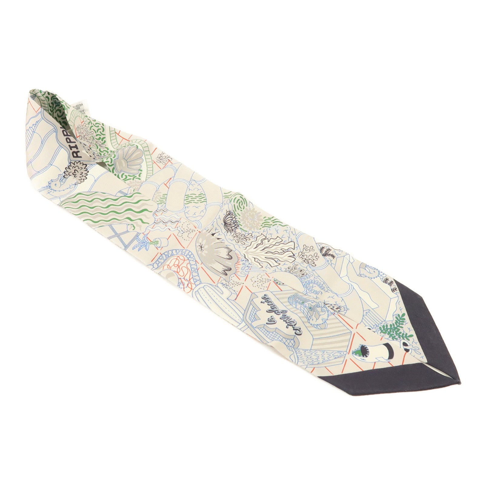 HERMES 絲質Twilly絲巾