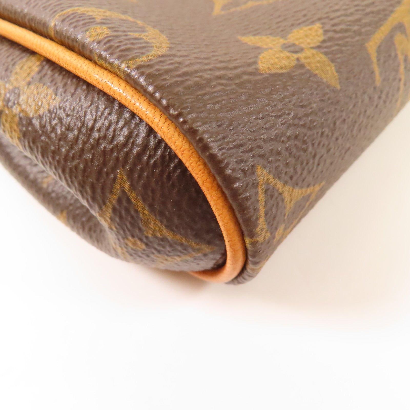 LOUIS VUITTON Monogram Eva金扣手挽肩背兩用袋棕色