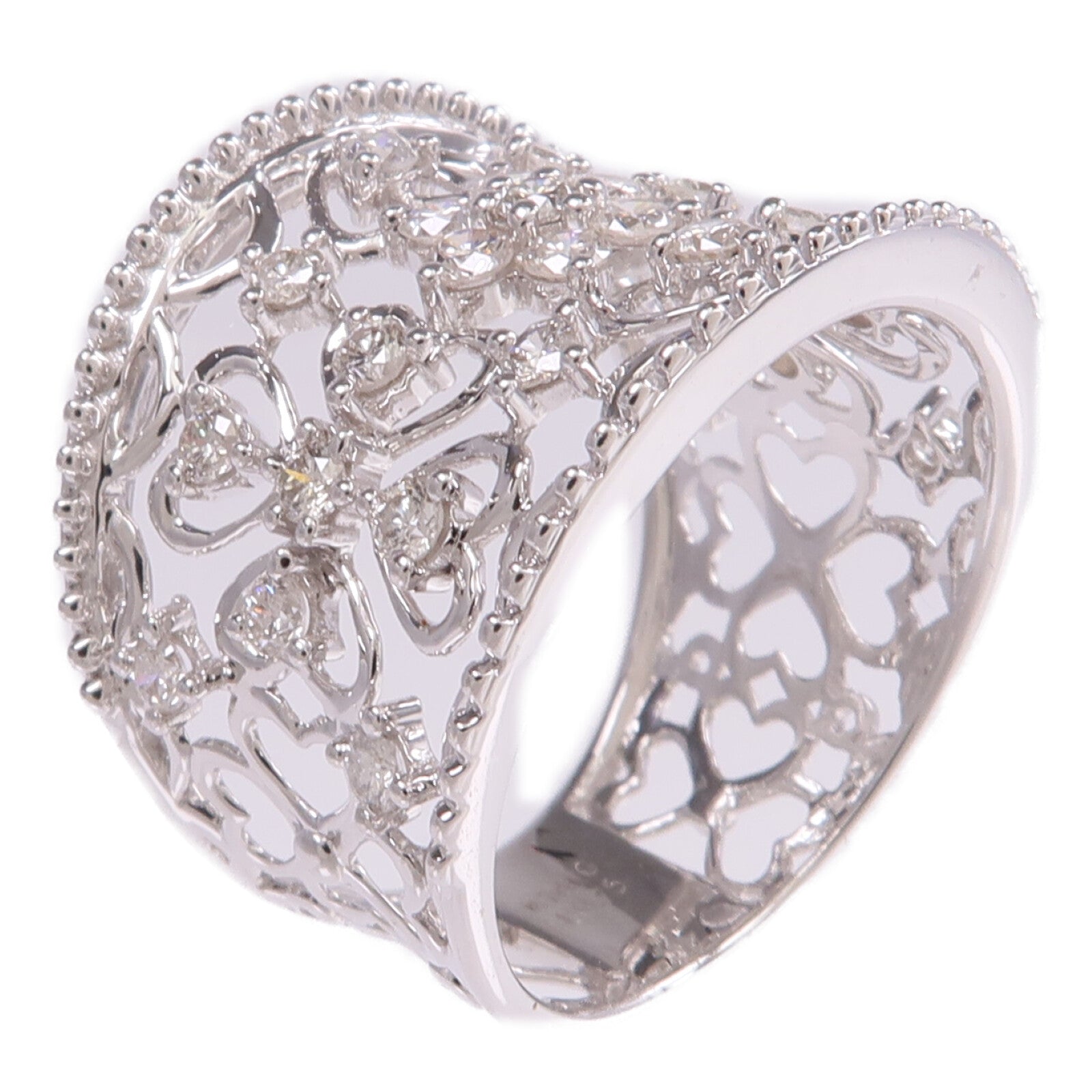 JEWELRY 18K白金Diamond Ring鑽石戒指US#6.25