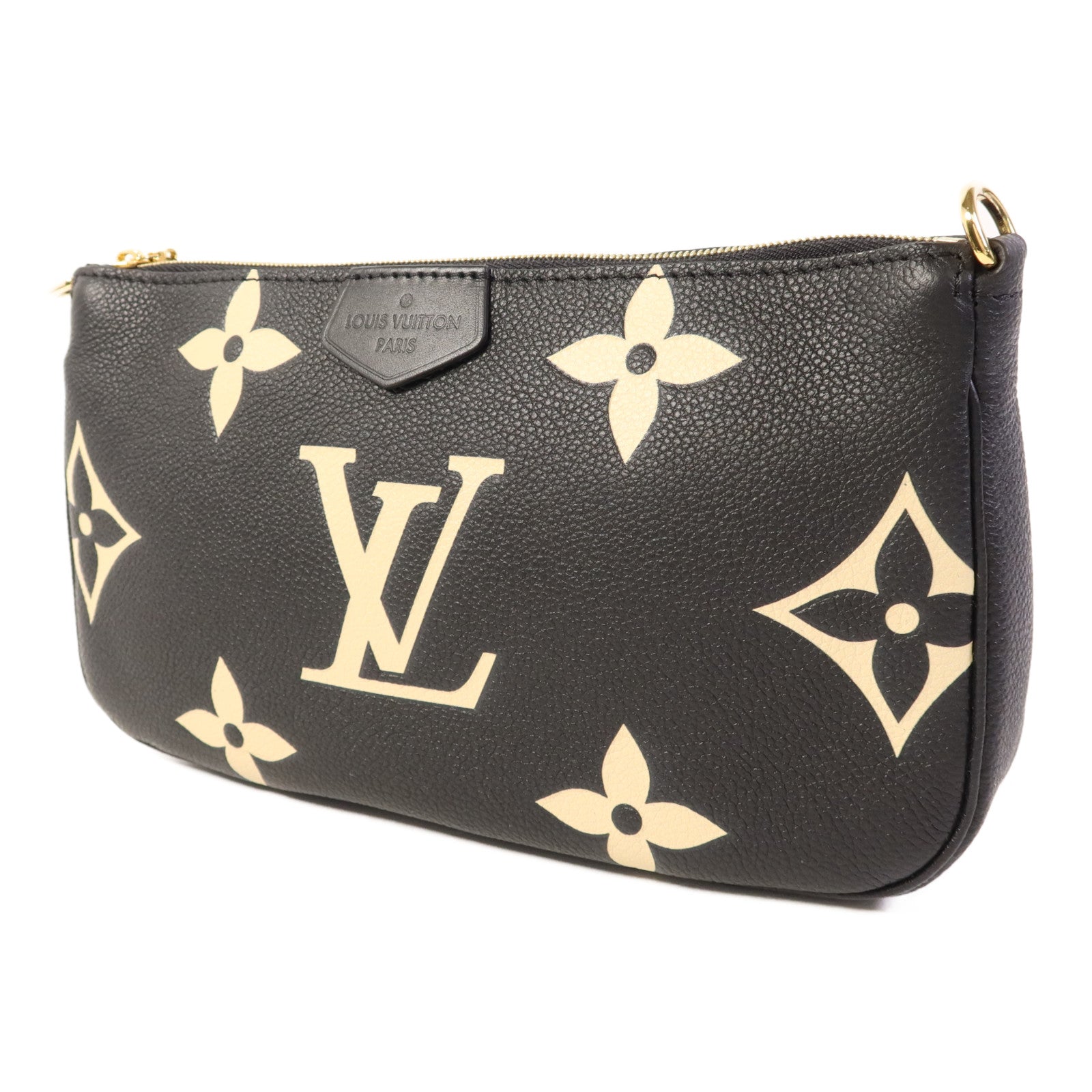 LOUIS VUITTON Monogram Empriente Multi Pochette Accessoires金扣手挽肩背兩用袋