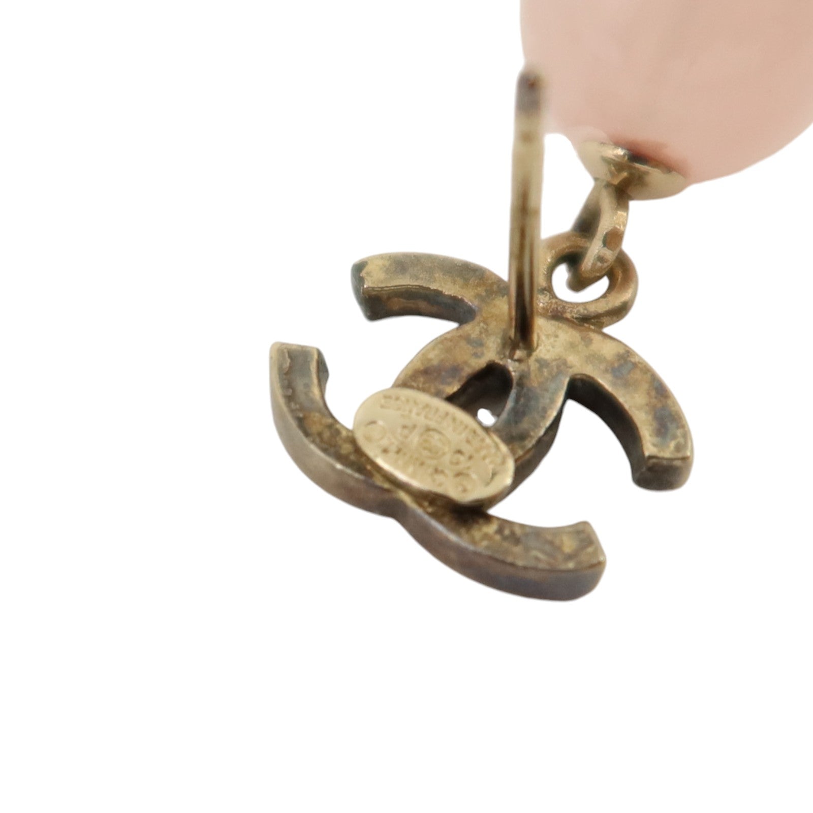 CHANEL 金屬/PVC Earrings耳環